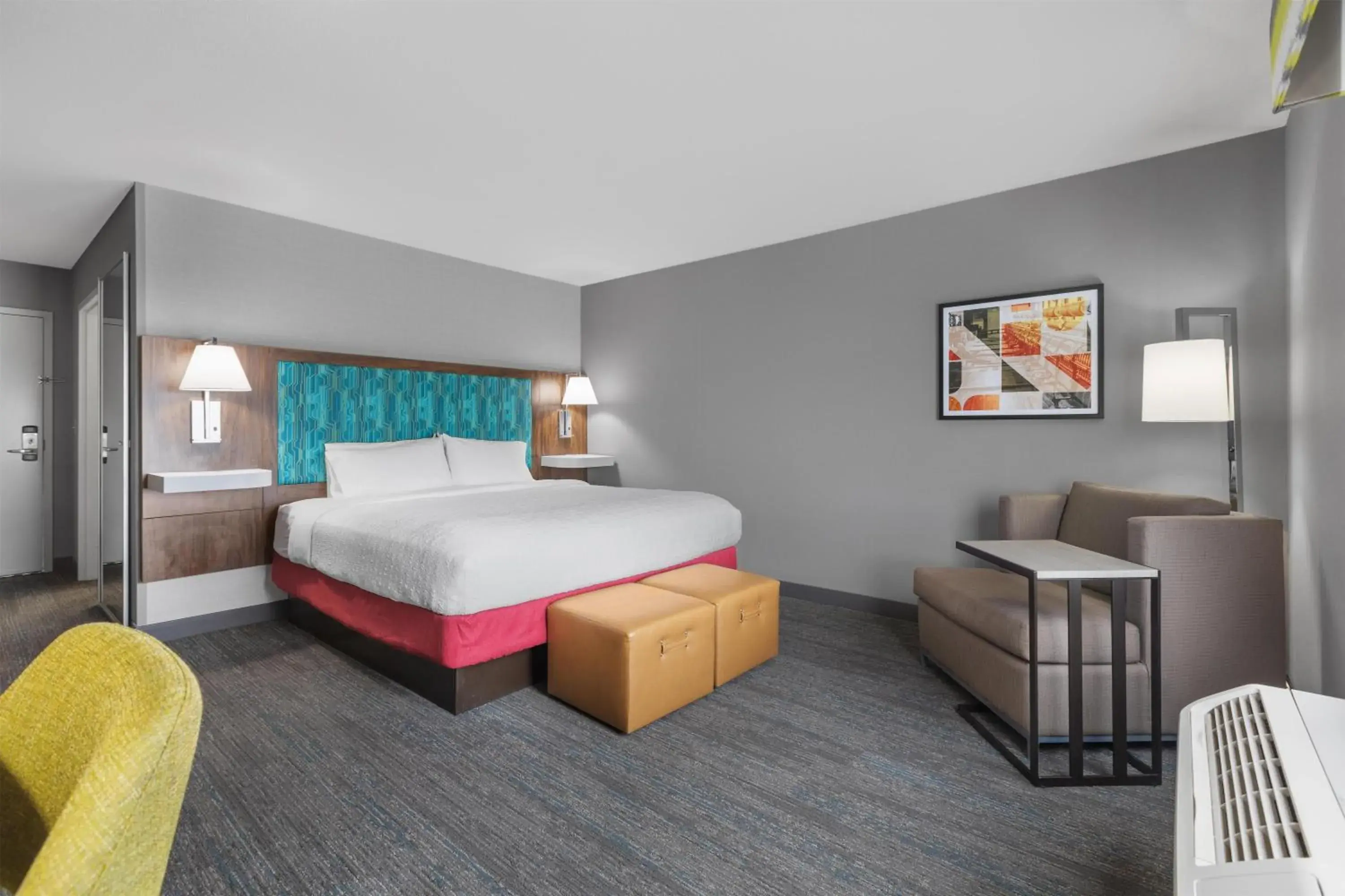 Bed in Hampton Inn Pendleton Bed in Hampton Inn Pendleton