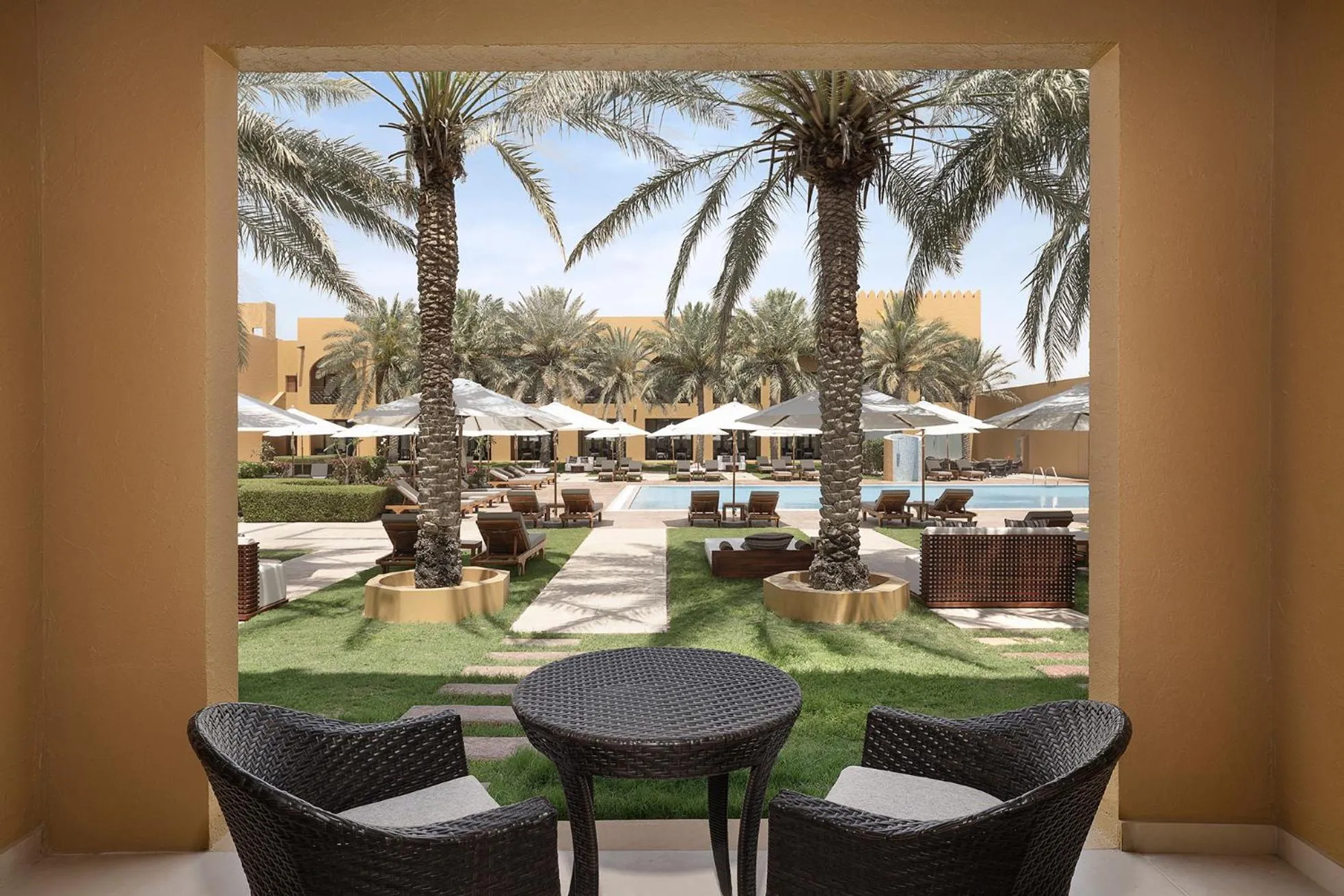 Pool view in Aldhafra Desert Resort, Vignette Collection by IHG