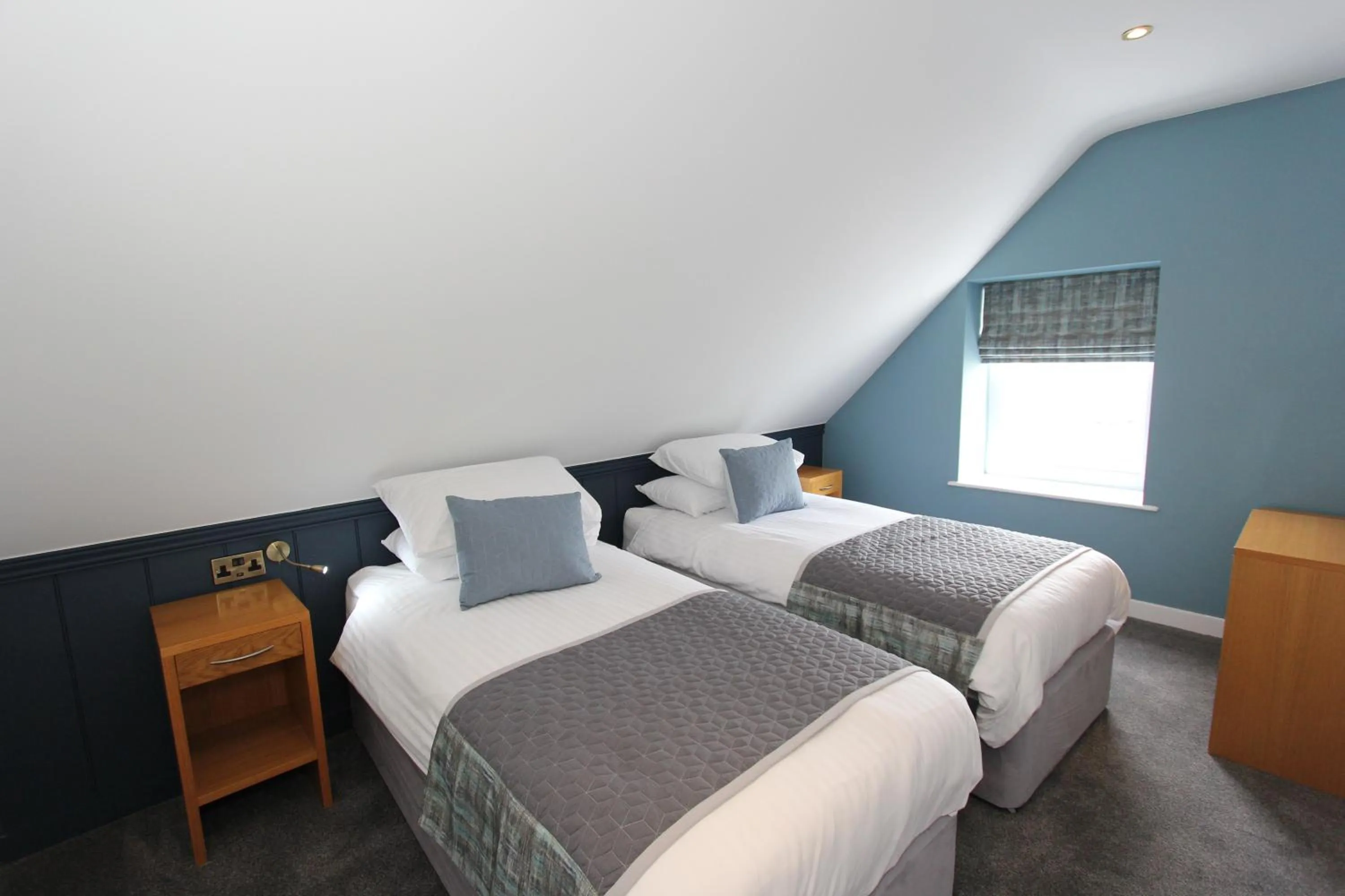 Bed in Gwesty Nanhoron Arms Hotel