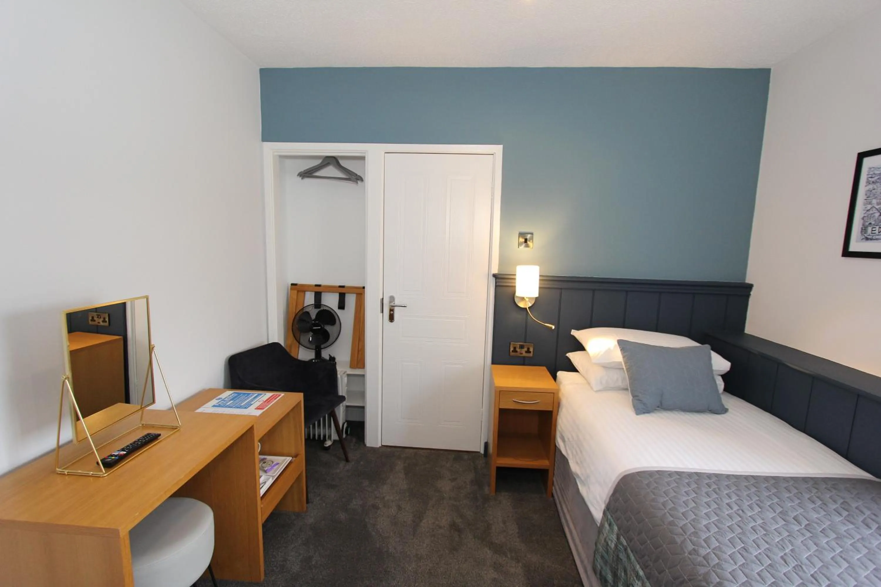 Bed in Gwesty Nanhoron Arms Hotel