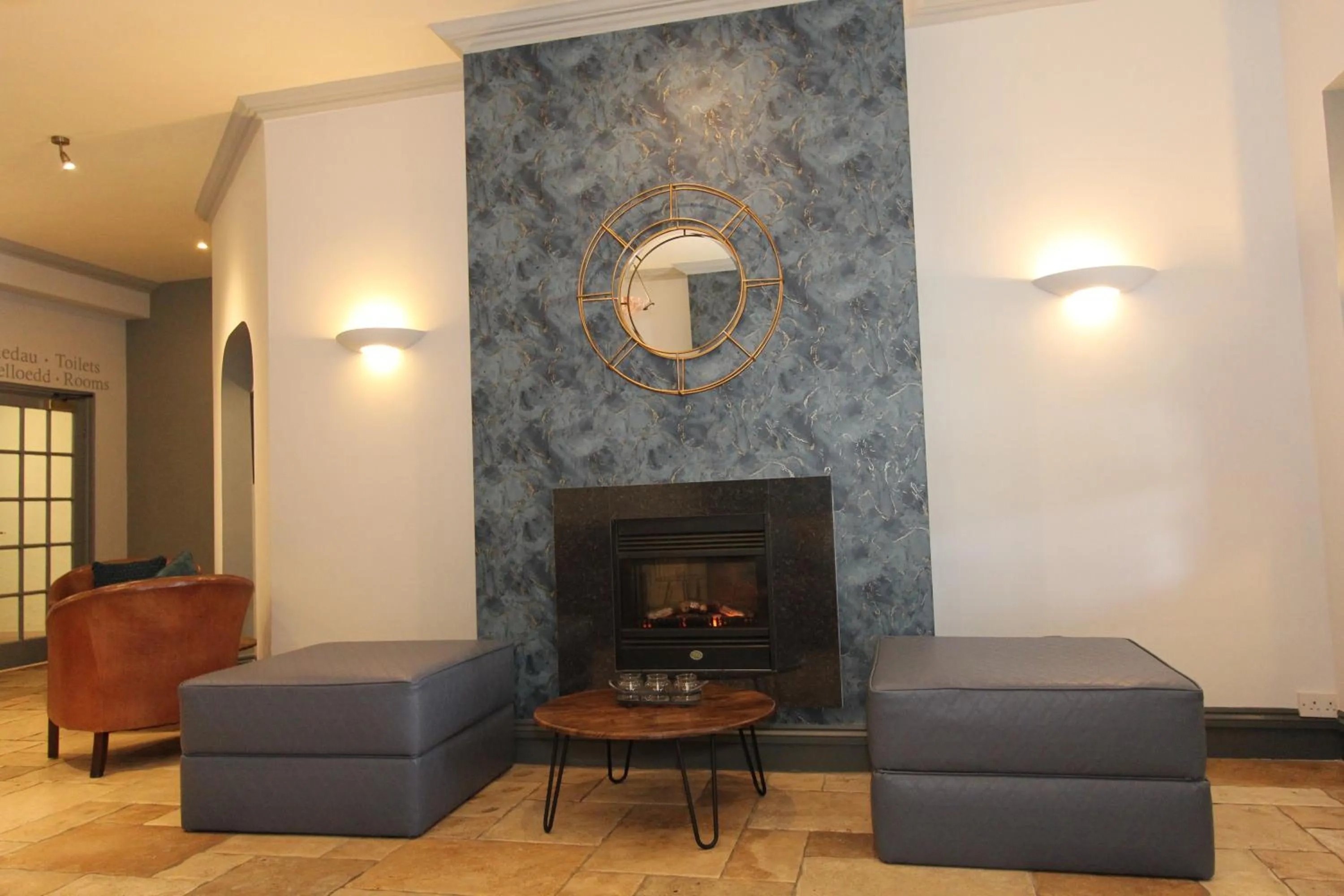 Seating area in Gwesty Nanhoron Arms Hotel