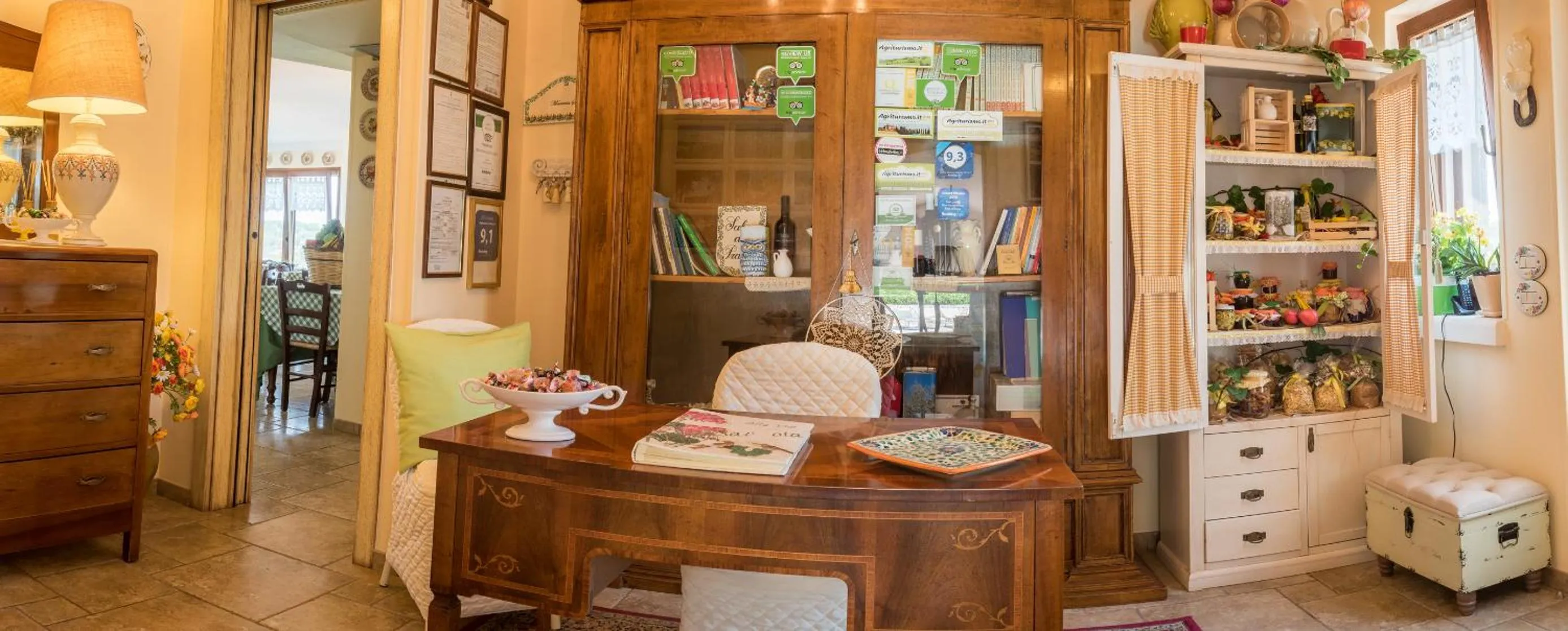 Lobby or reception in Agriturismo Salinola