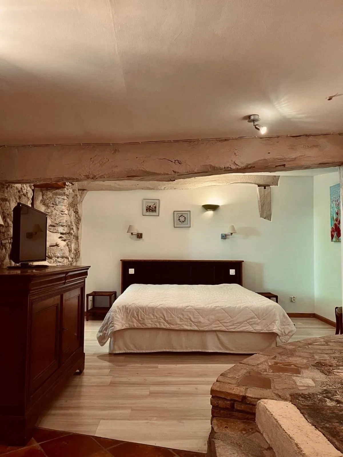 Photo of the whole room, Bed in Les Balcons du Pastel