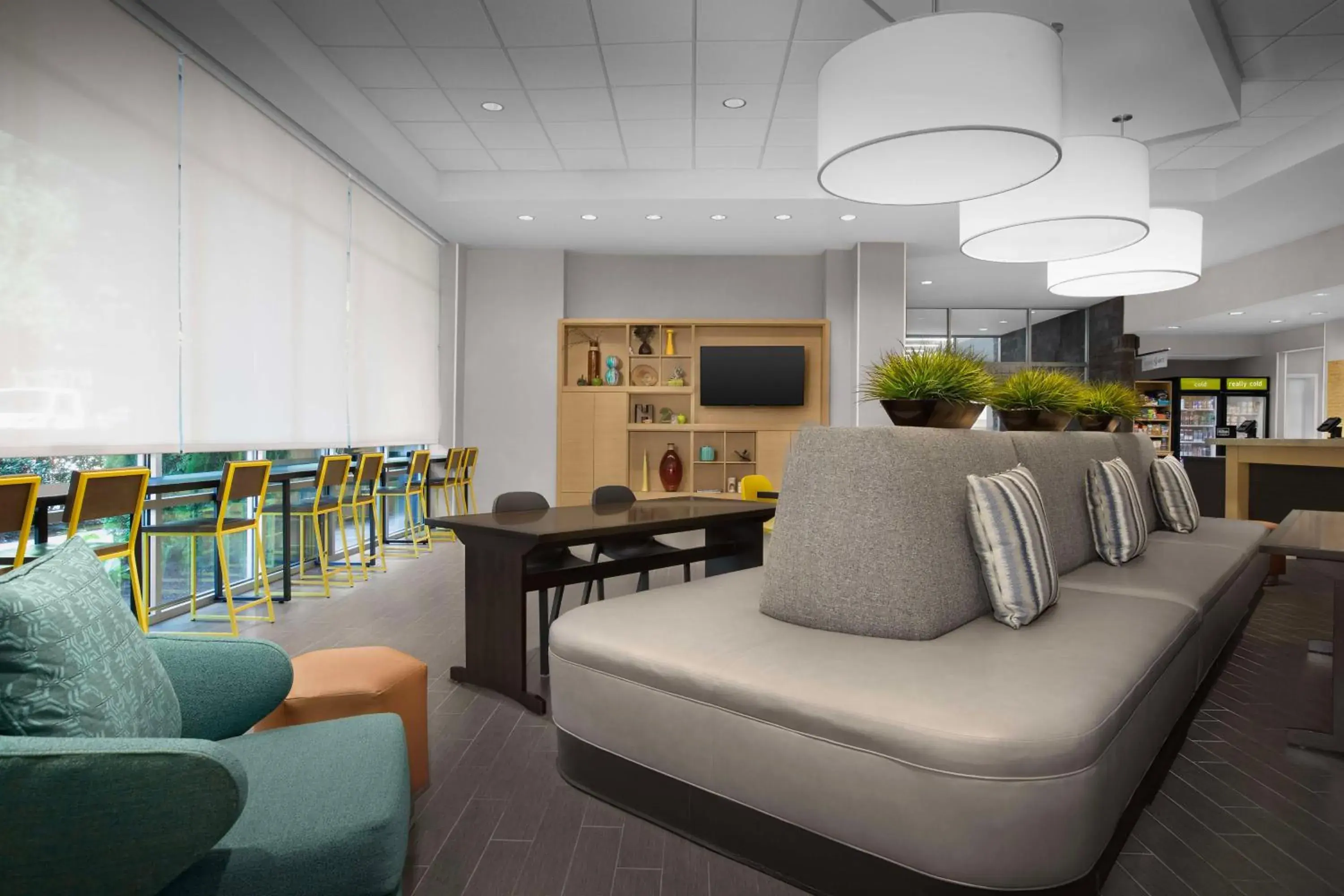 Lobby or reception in Home2 Suites by Hilton Eugene Downtown University Area Lobby or reception in Home2 Suites by Hilton Eugene Downtown University Area