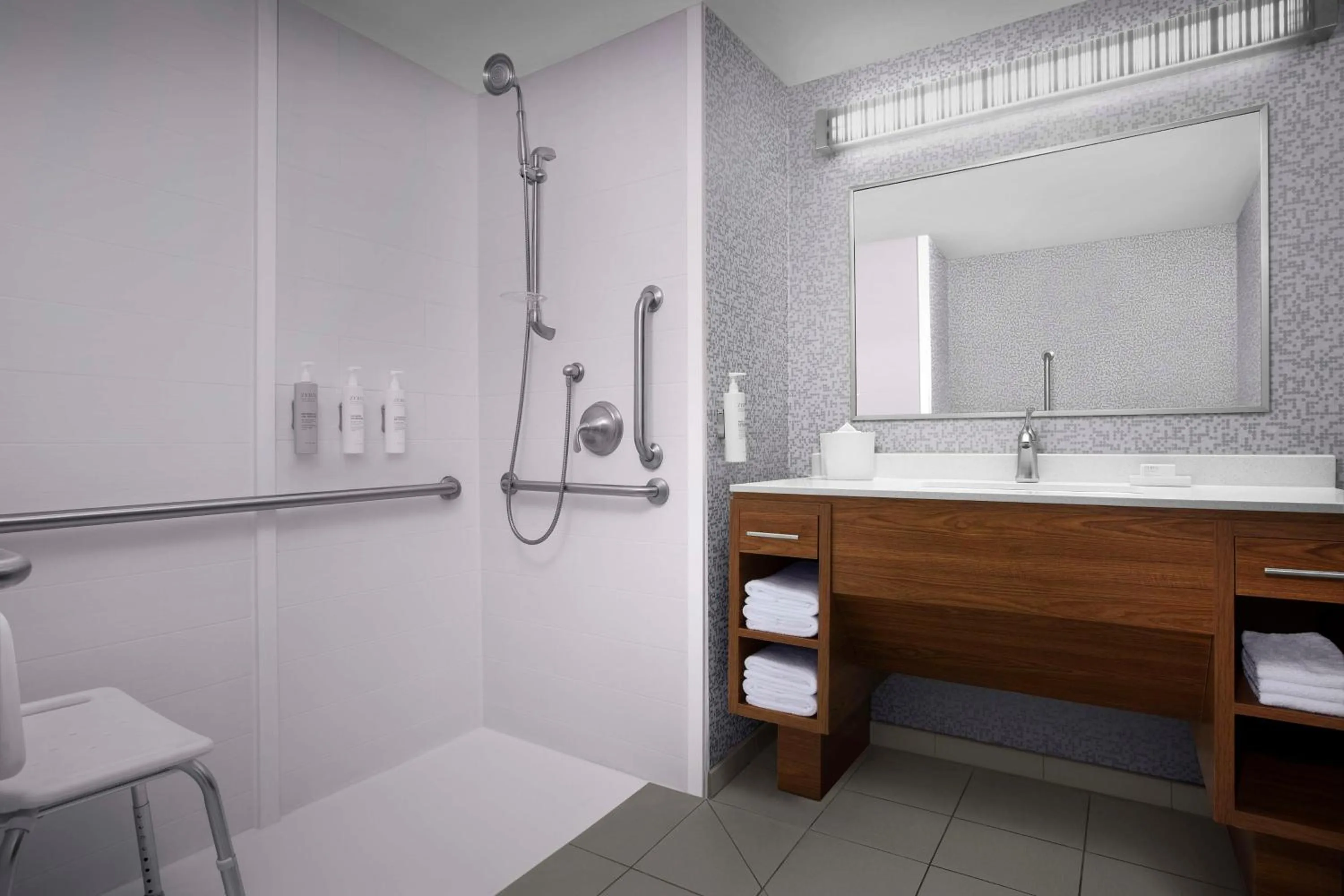 Bathroom in Home2 Suites by Hilton Eugene Downtown University Area