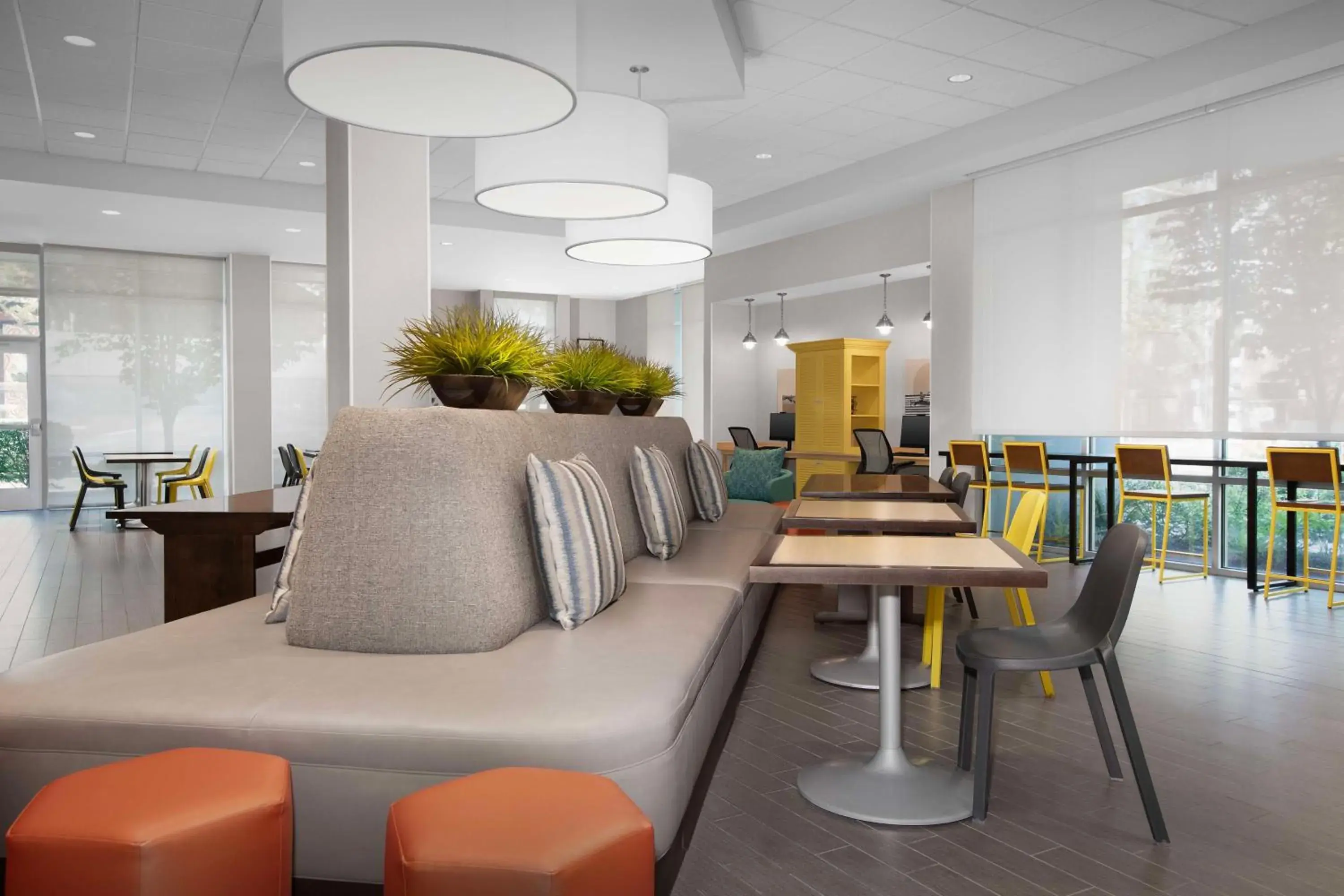 Lobby or reception in Home2 Suites by Hilton Eugene Downtown University Area Lobby or reception in Home2 Suites by Hilton Eugene Downtown University Area