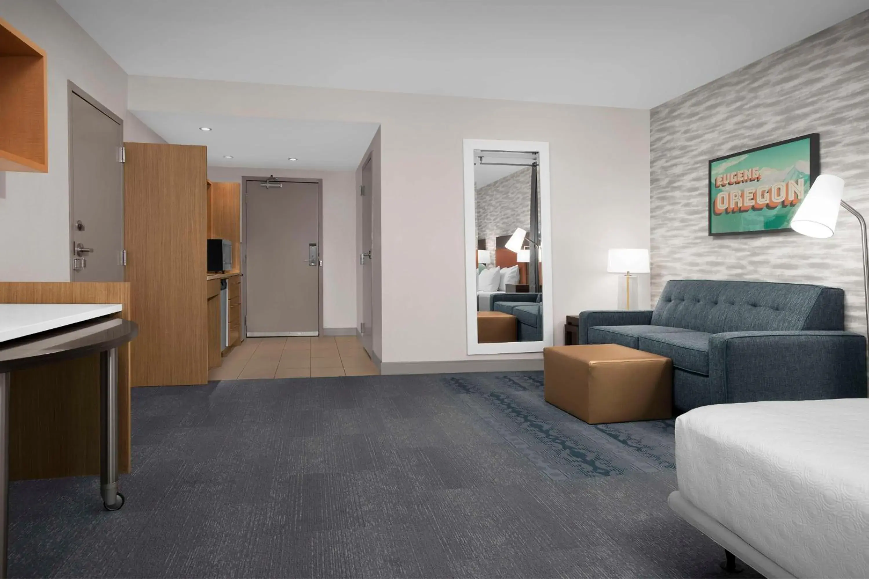 Bed in Home2 Suites by Hilton Eugene Downtown University Area Bed in Home2 Suites by Hilton Eugene Downtown University Area