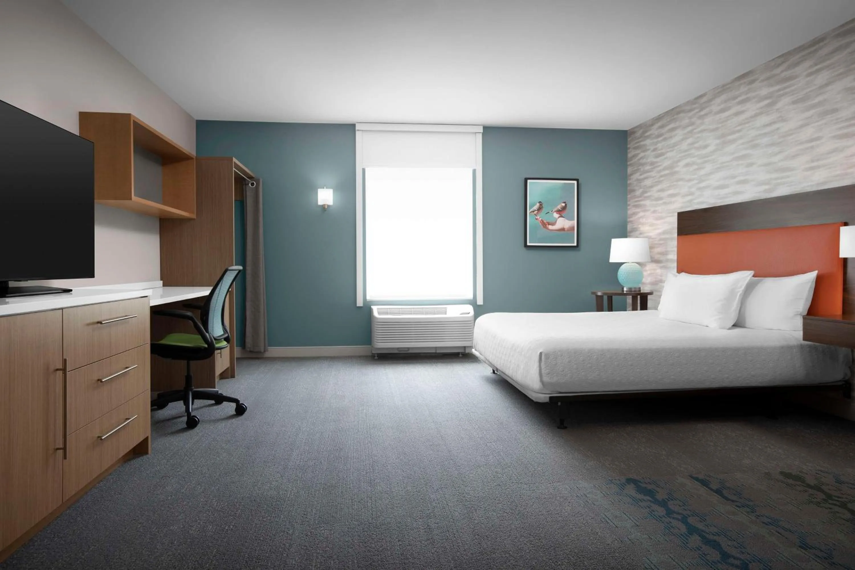 Bedroom, Bed in Home2 Suites by Hilton Eugene Downtown University Area