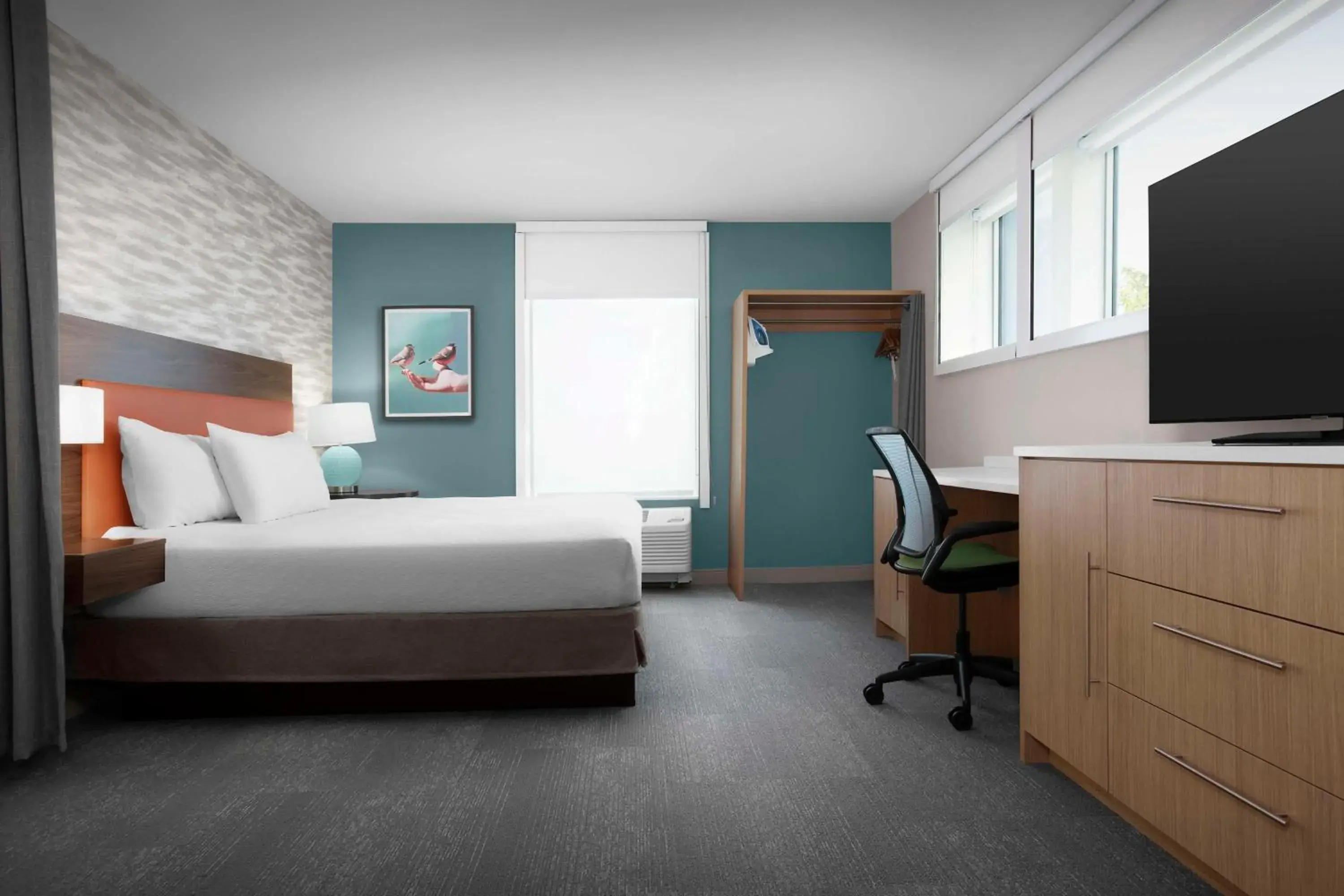 Bed in Home2 Suites by Hilton Eugene Downtown University Area Bed in Home2 Suites by Hilton Eugene Downtown University Area