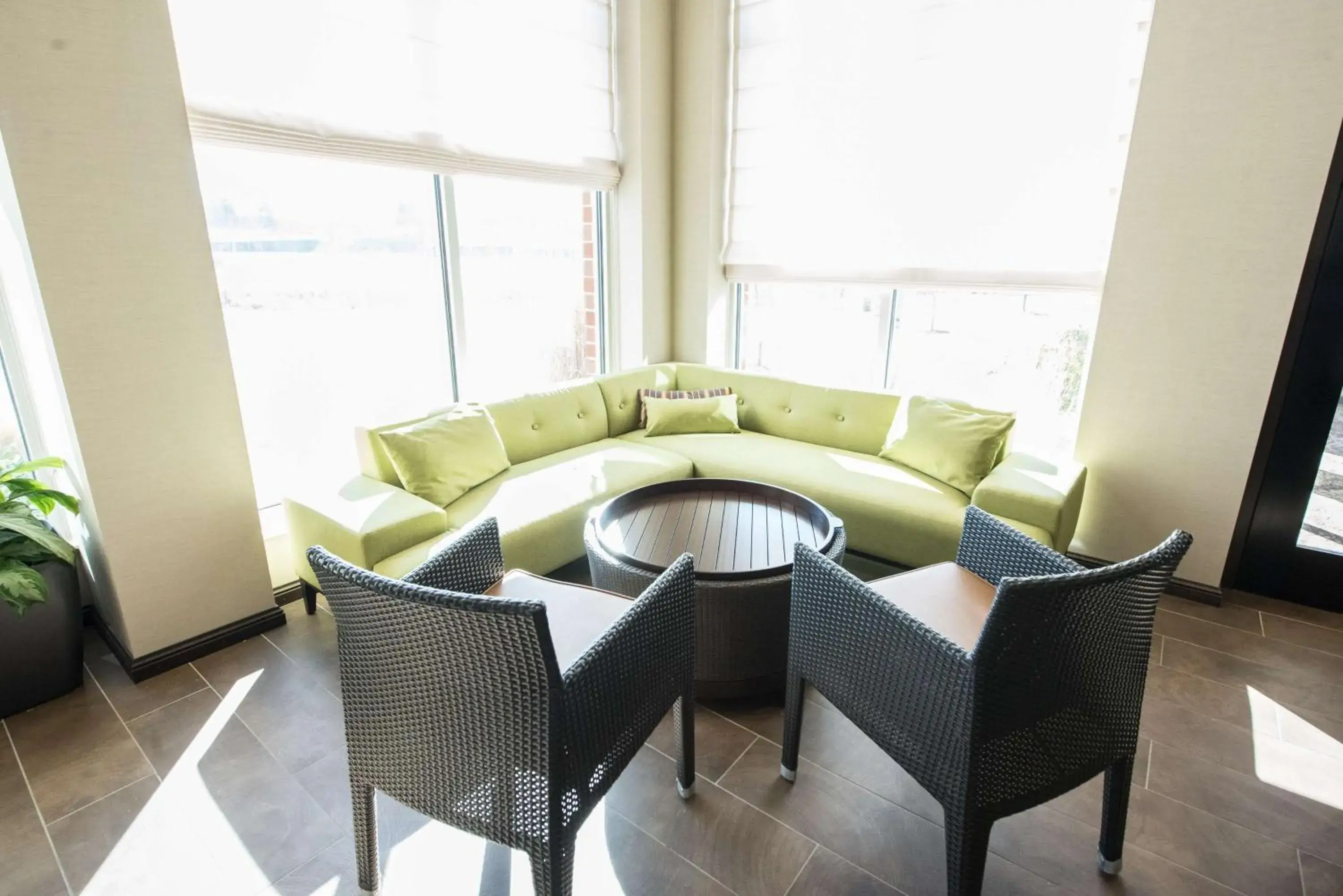 Lobby or reception in Hilton Garden Inn Indiana at IUP Lobby or reception in Hilton Garden Inn Indiana at IUP