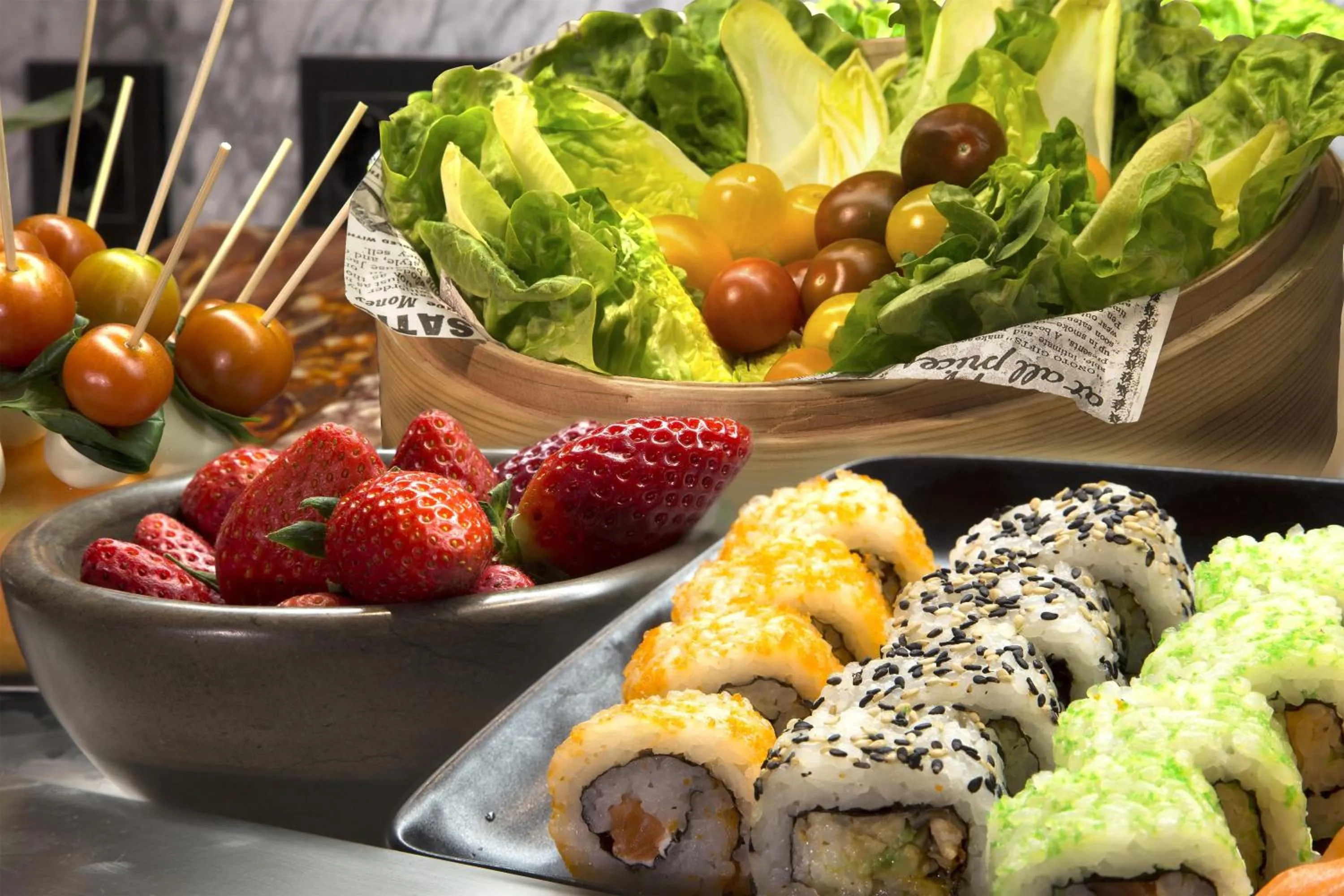 Dining area in DoubleTree by Hilton Madrid-Prado