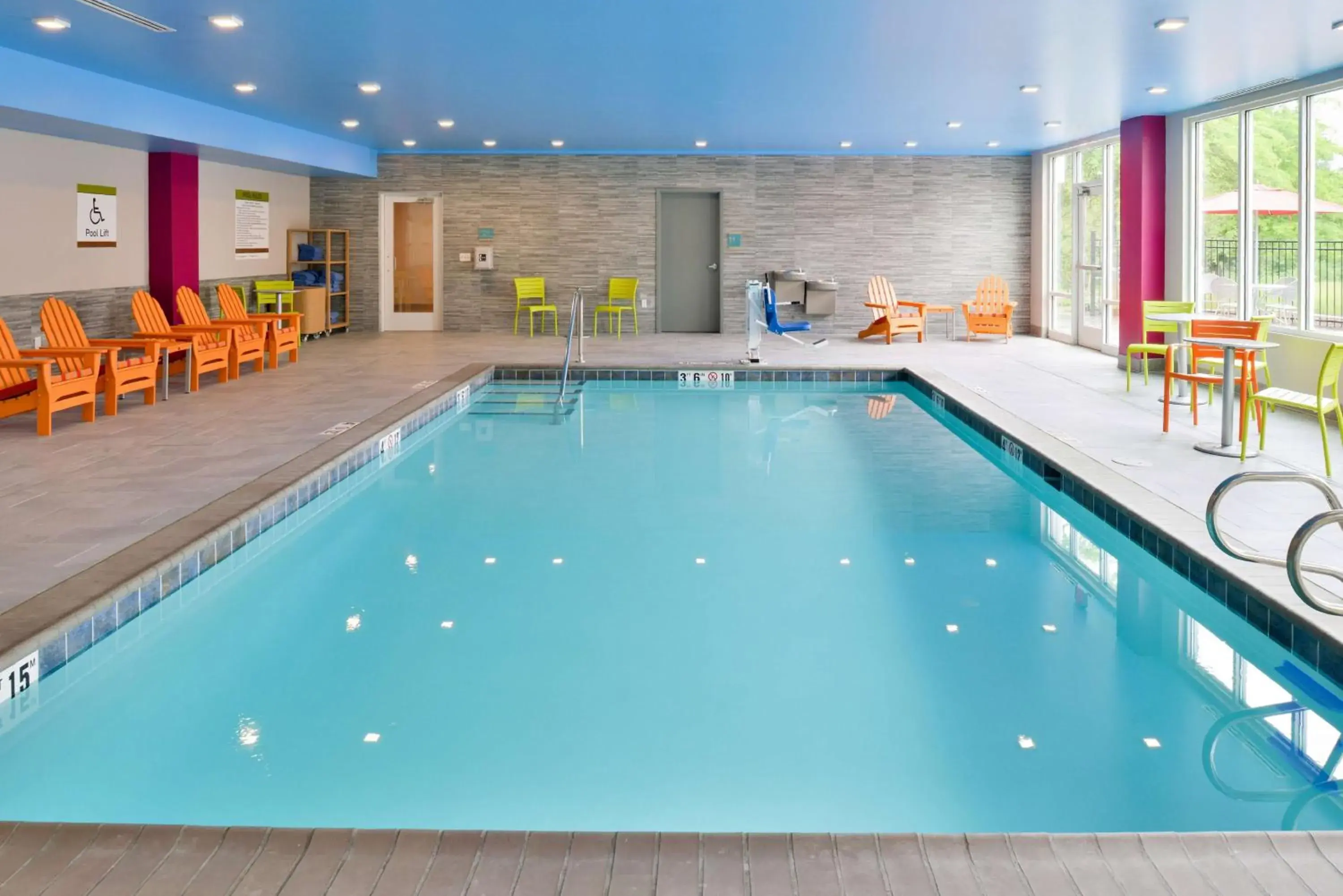 Pool view in Home2 Suites By Hilton DuPont Pool view in Home2 Suites By Hilton DuPont