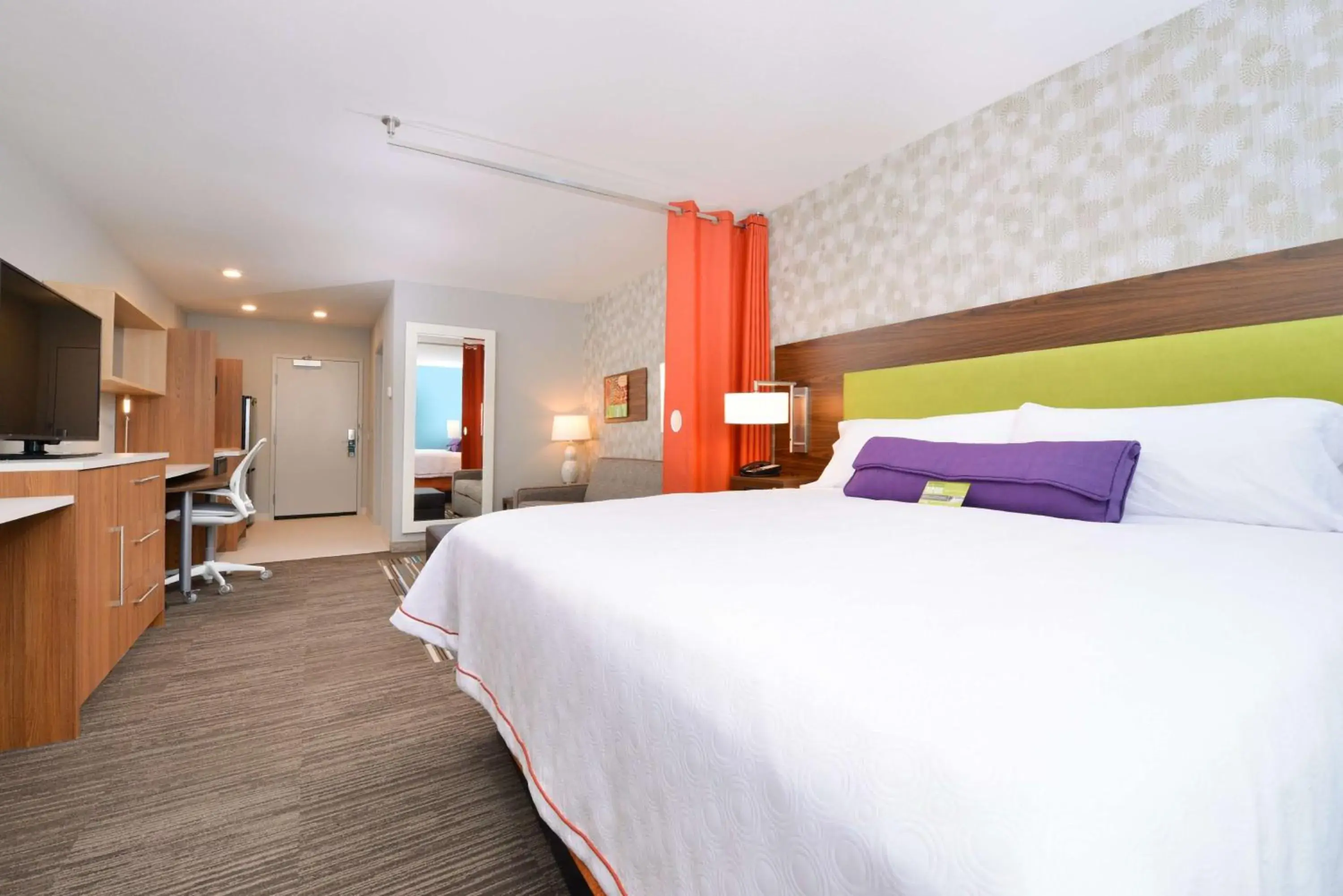 Bedroom, Bed in Home2 Suites By Hilton DuPont Bedroom, Bed in Home2 Suites By Hilton DuPont