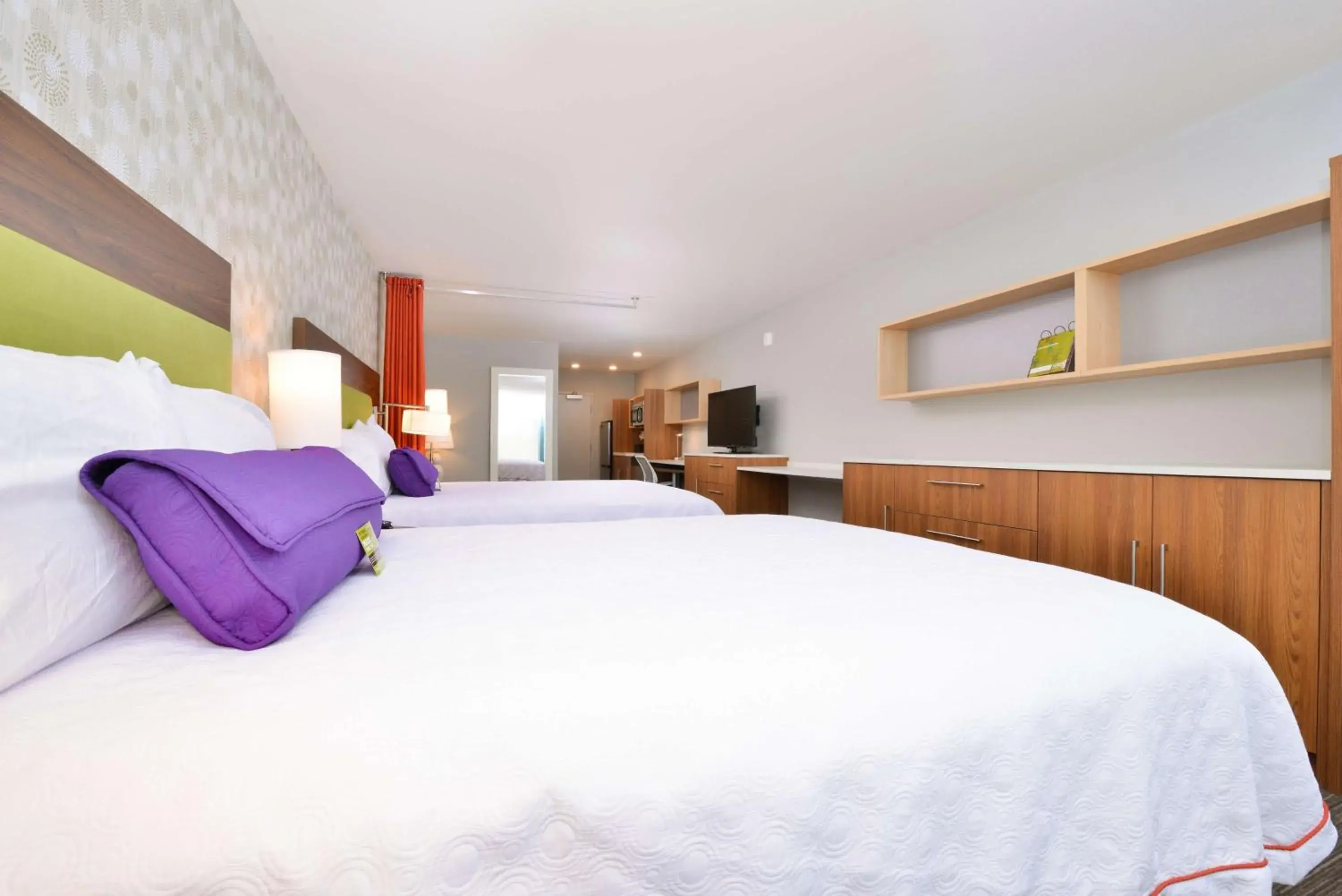 Bedroom, Bed in Home2 Suites By Hilton DuPont Bedroom, Bed in Home2 Suites By Hilton DuPont