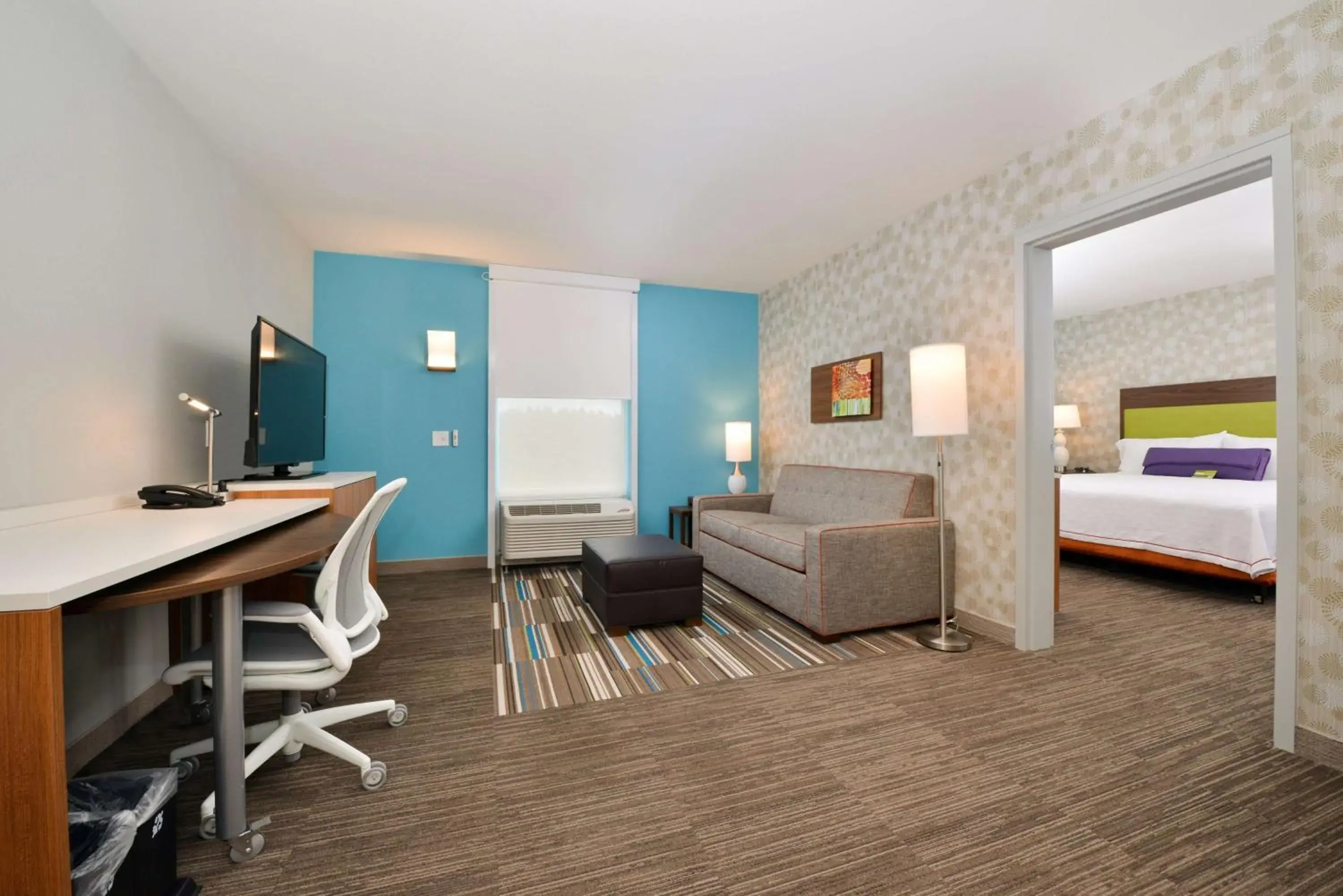 Bedroom, Bed in Home2 Suites By Hilton DuPont Bedroom, Bed in Home2 Suites By Hilton DuPont