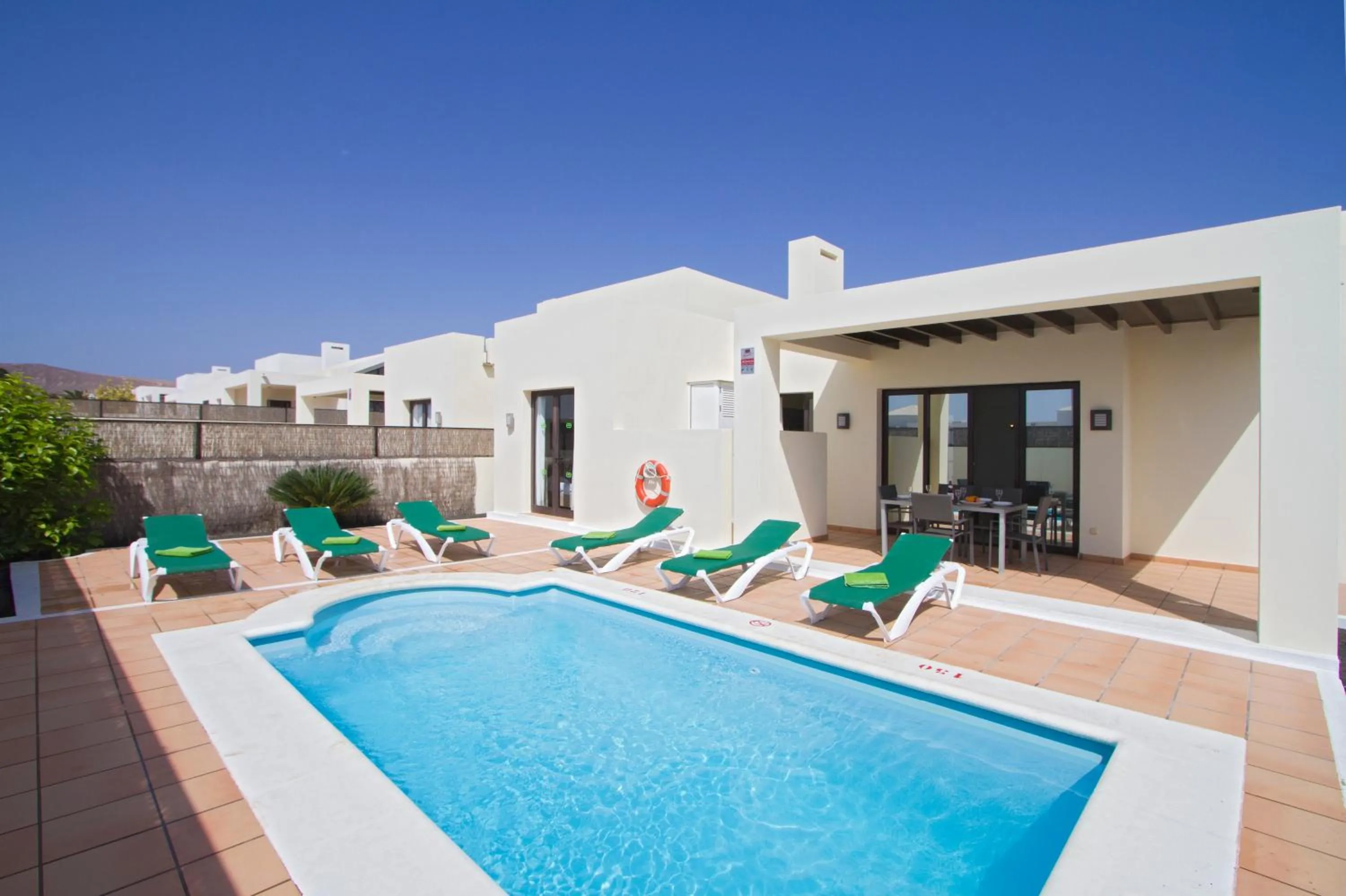 Pool view in Ereza Villas Las Buganvillas