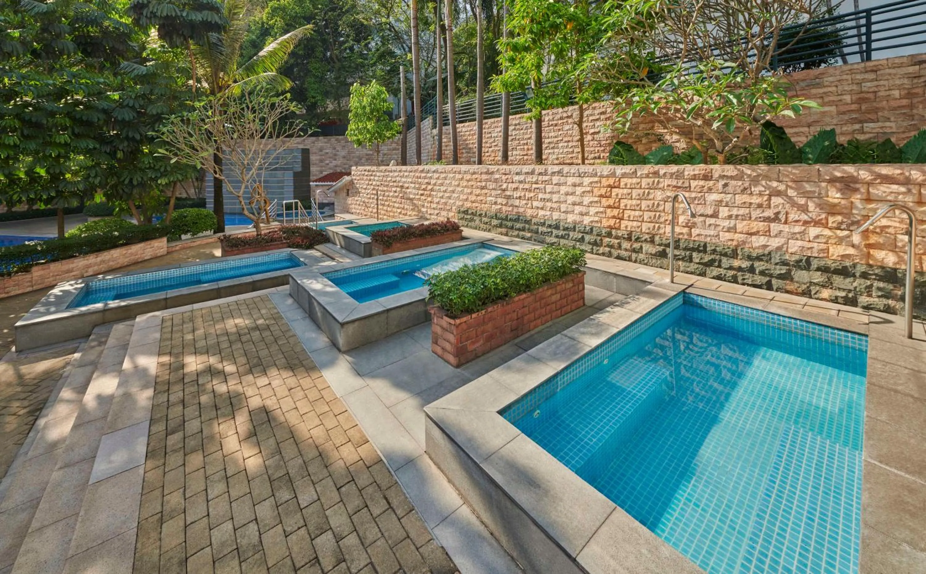 Pool view in Hilton Guangzhou Science City, Free Shuttle Bus during Canton Fair