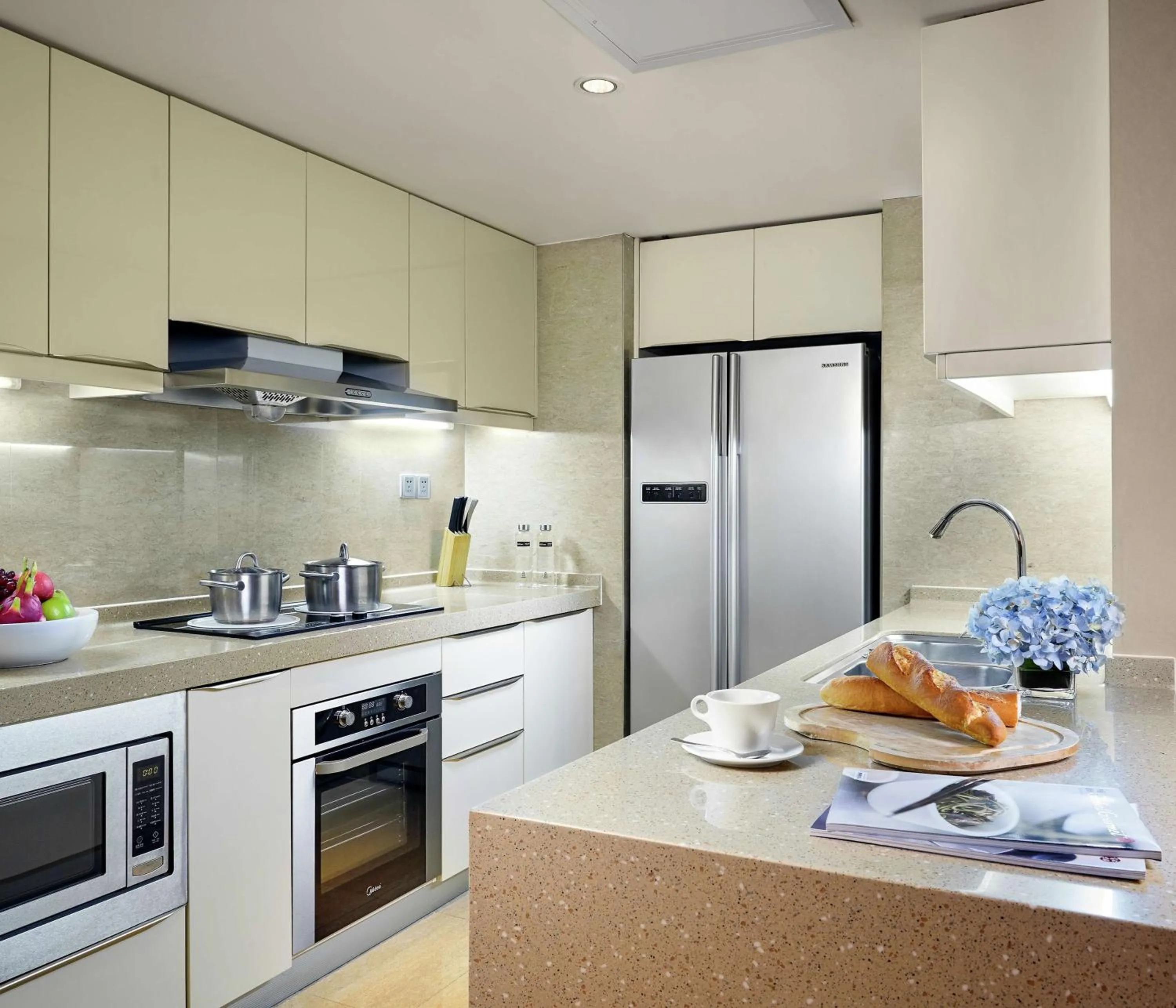 Kitchen or kitchenette in Hilton Guangzhou Science City, Free Shuttle Bus during Canton Fair