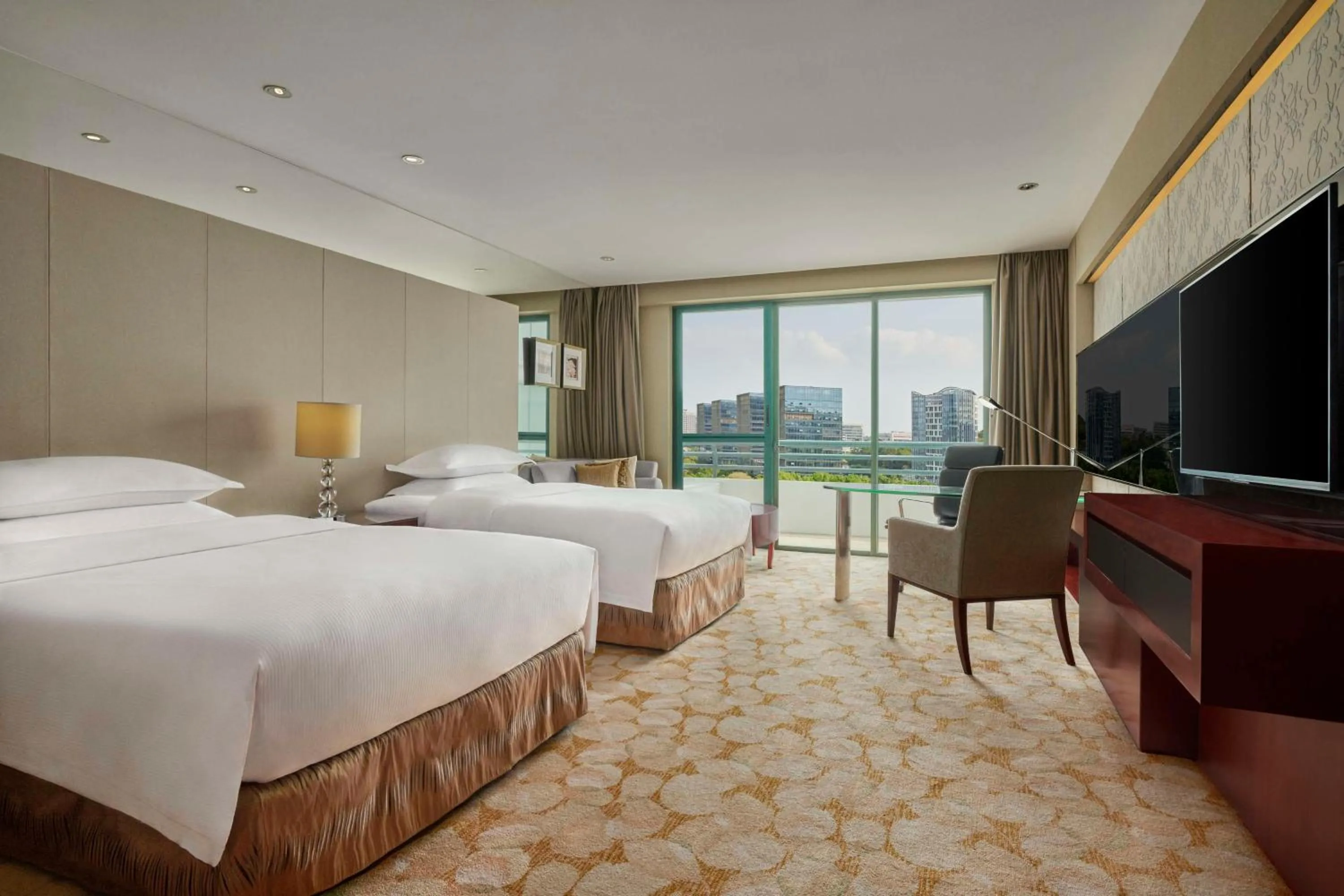 Bed in Hilton Guangzhou Science City, Free Shuttle Bus during Canton Fair