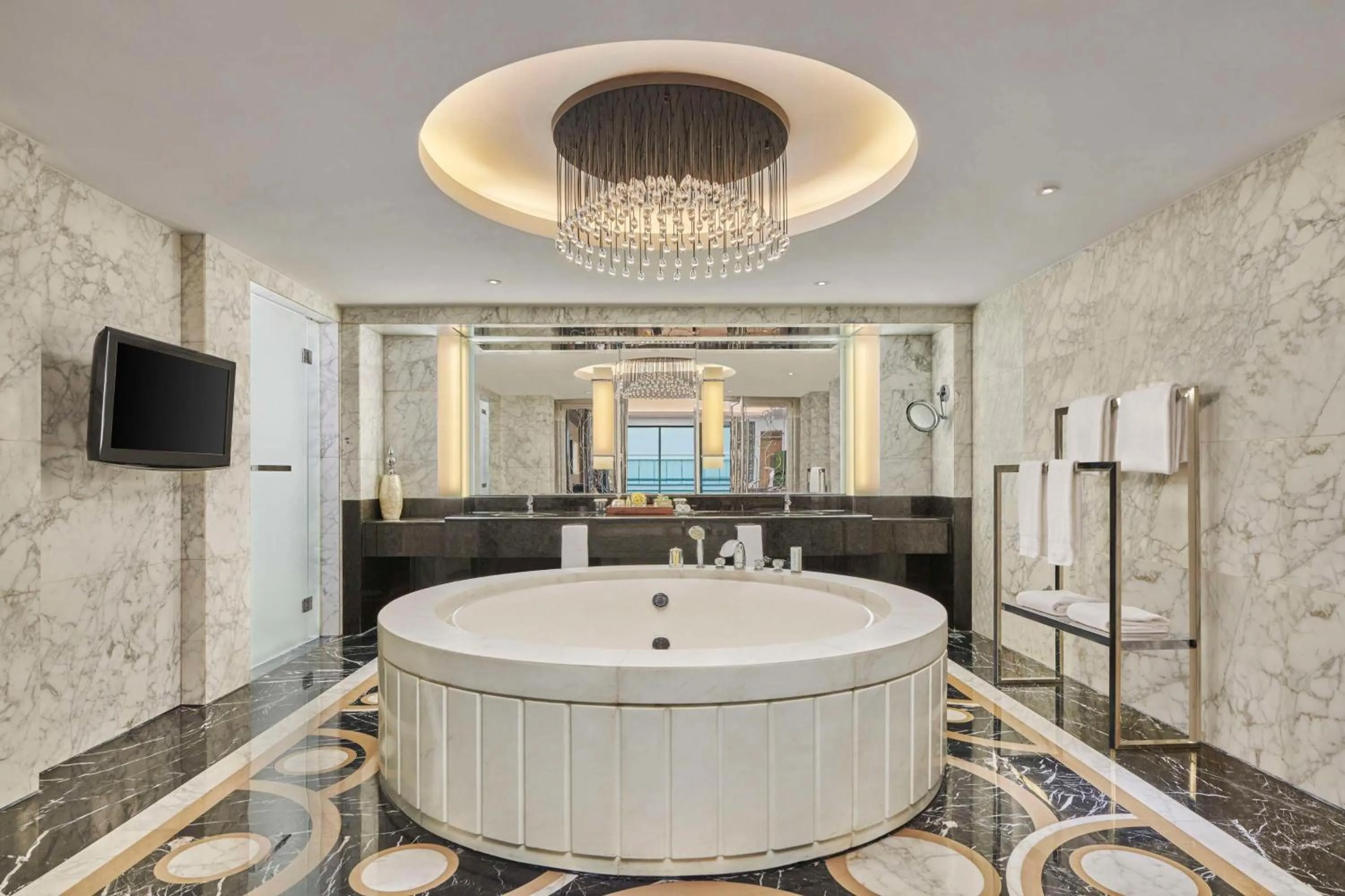 Bathroom in Hilton Guangzhou Science City, Free Shuttle Bus during Canton Fair