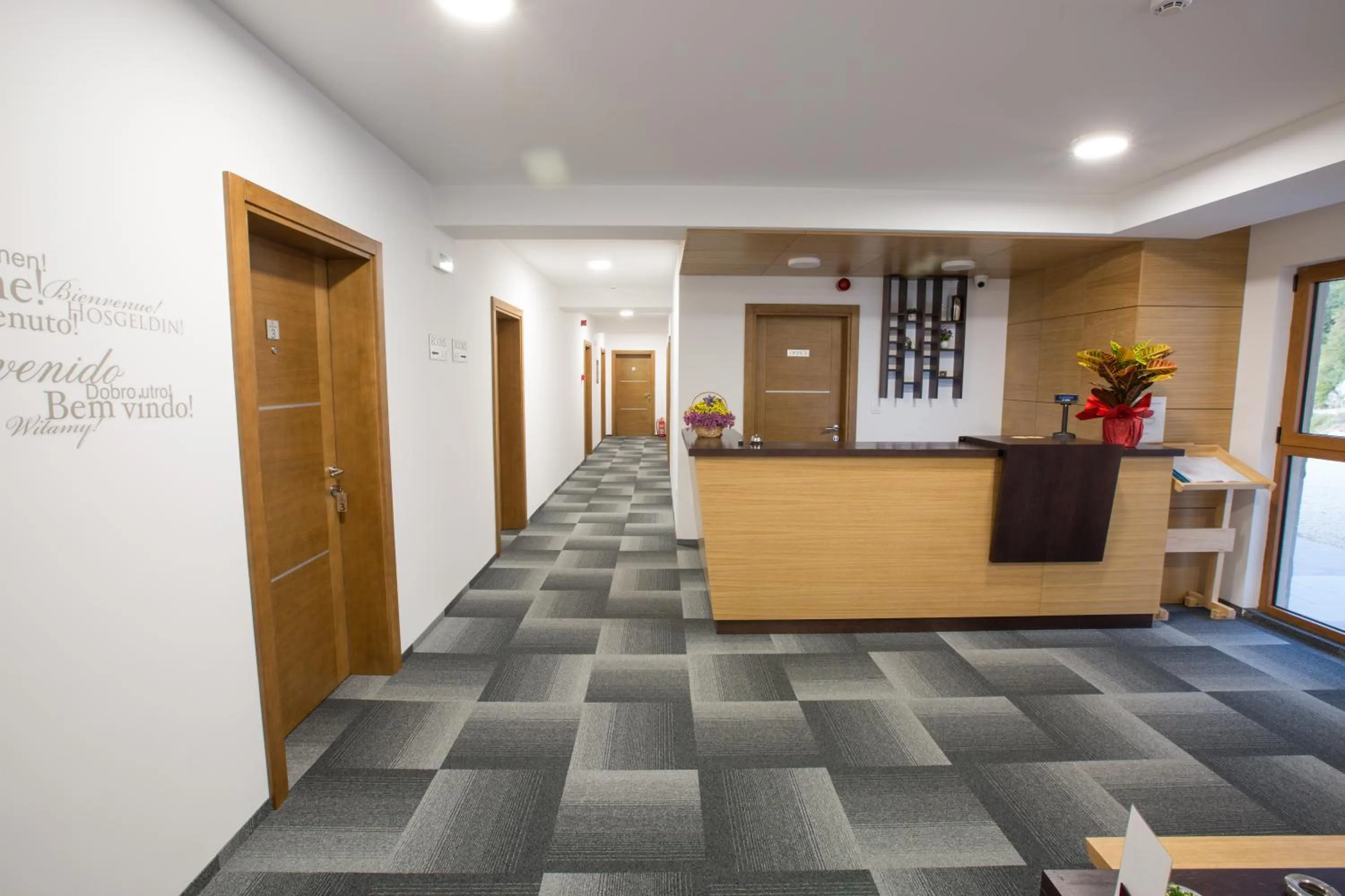 Lobby or reception in Hotel Sokoline