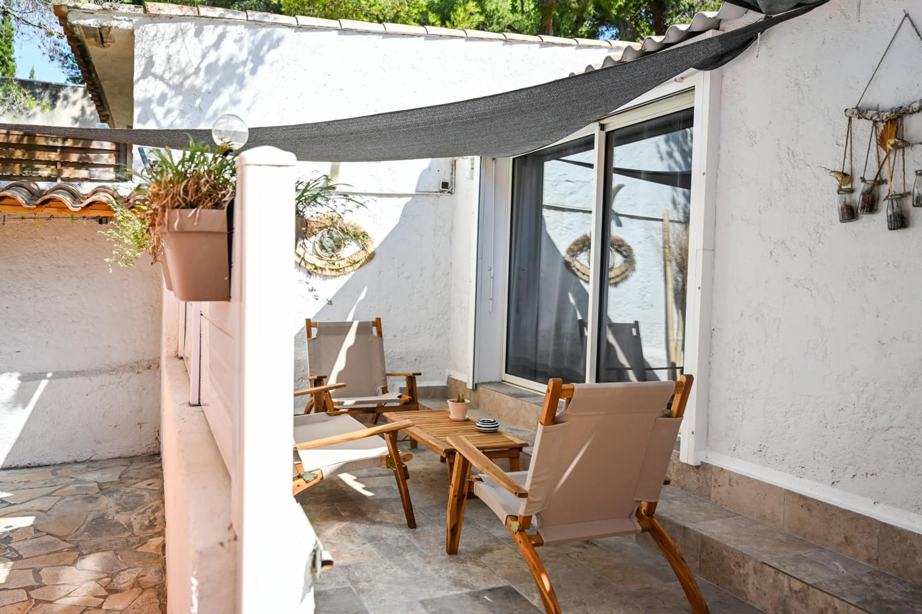 Patio in Hotel La Tuiliere