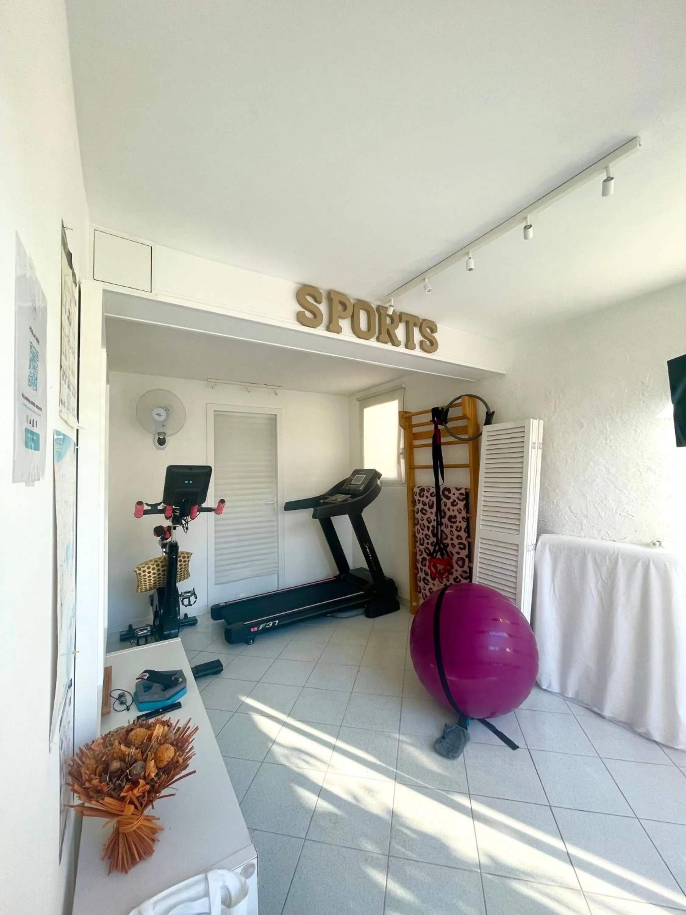 Fitness centre/facilities in Hotel La Tuiliere