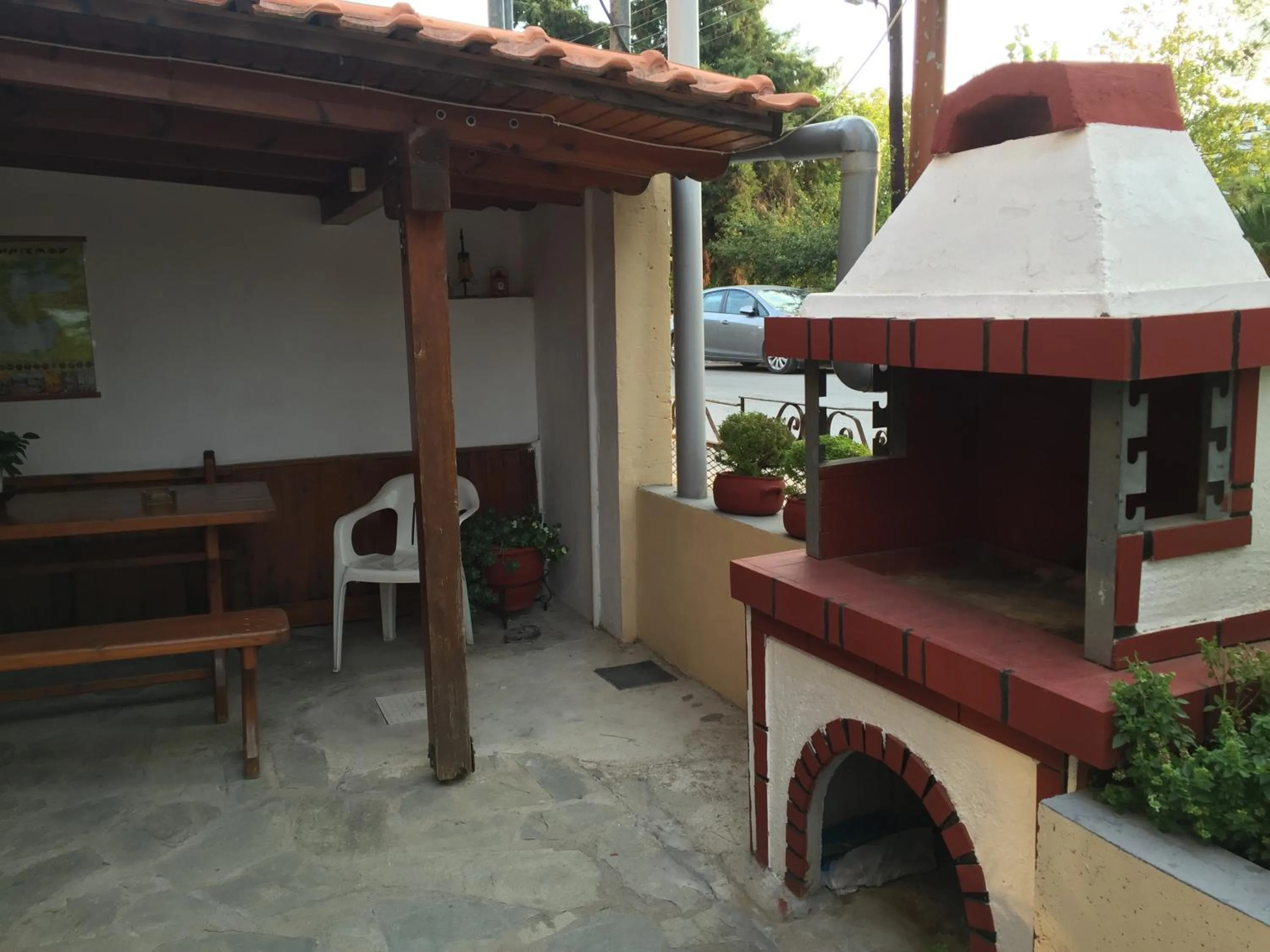 Patio in Akanthos Hotel