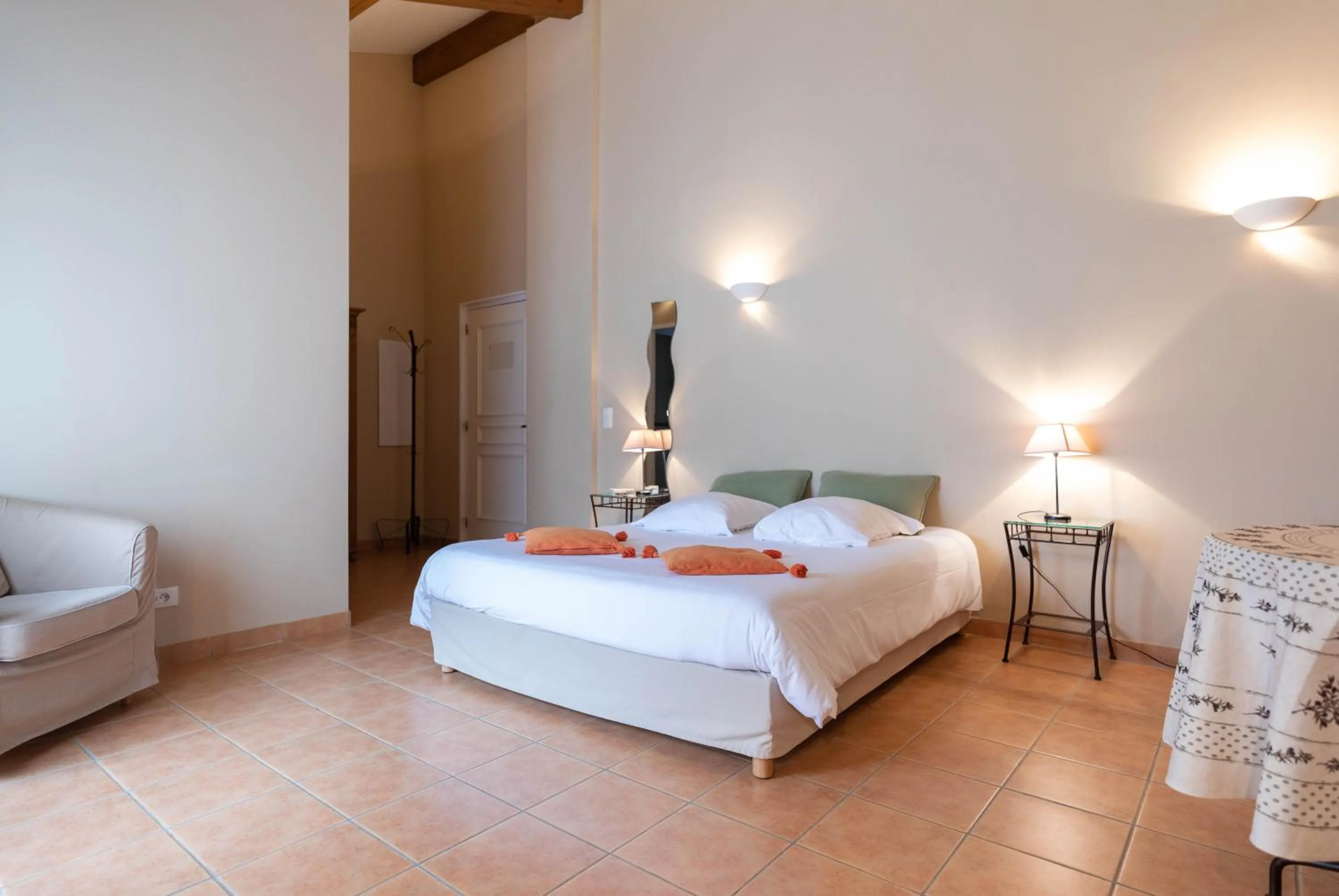 Bed in Le Relais Du Grand Logis