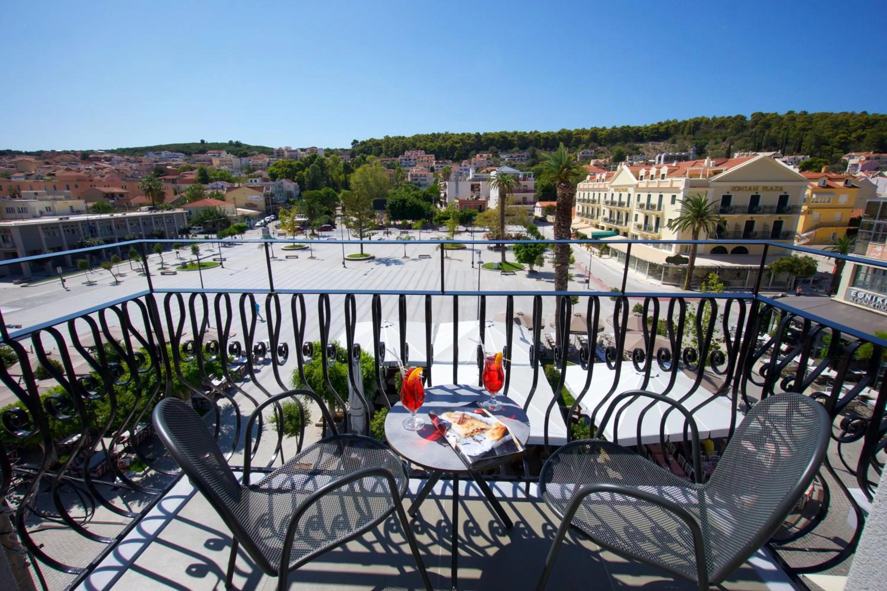 Balcony/Terrace in Aenos Hotel