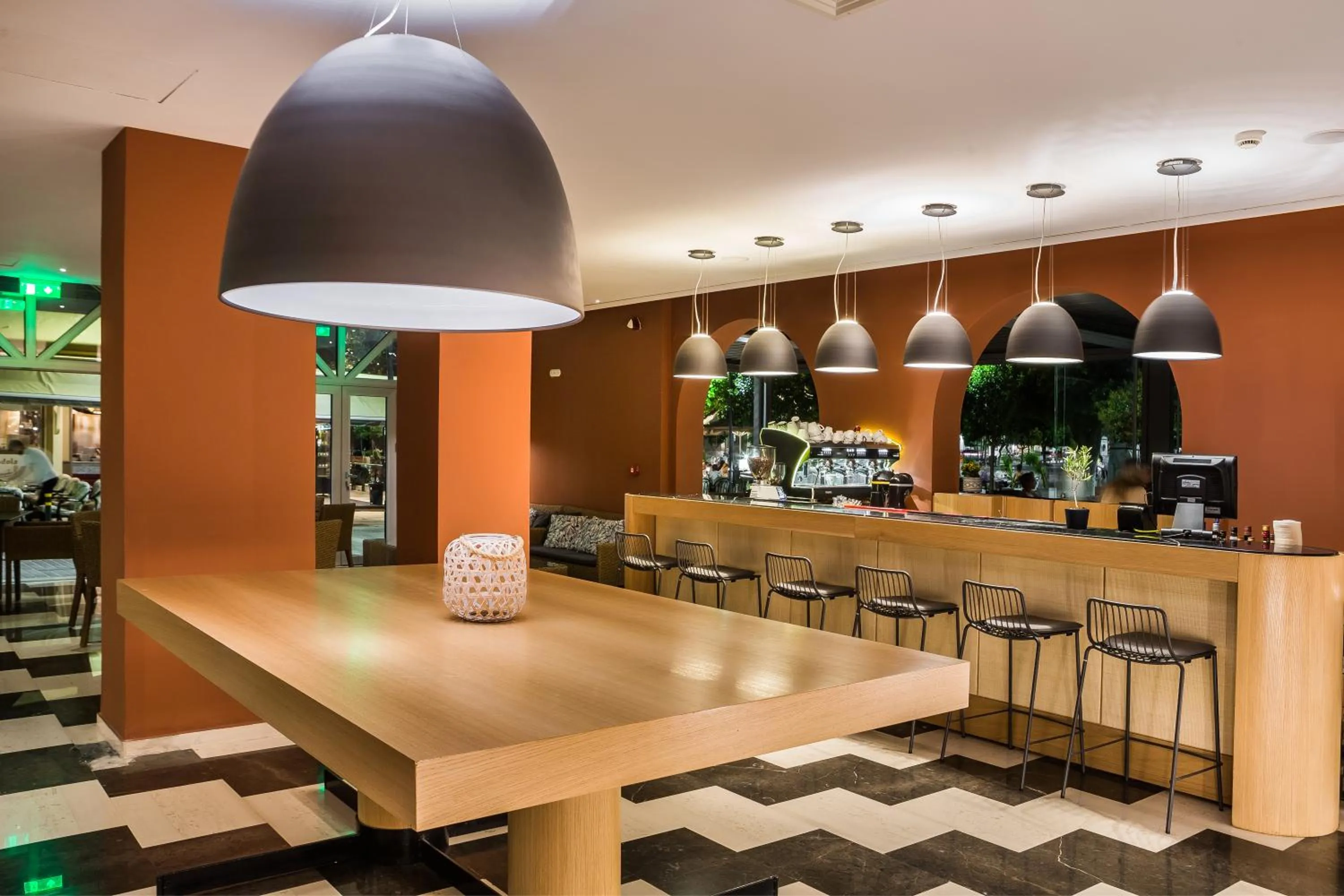 Lounge or bar in Aenos Hotel