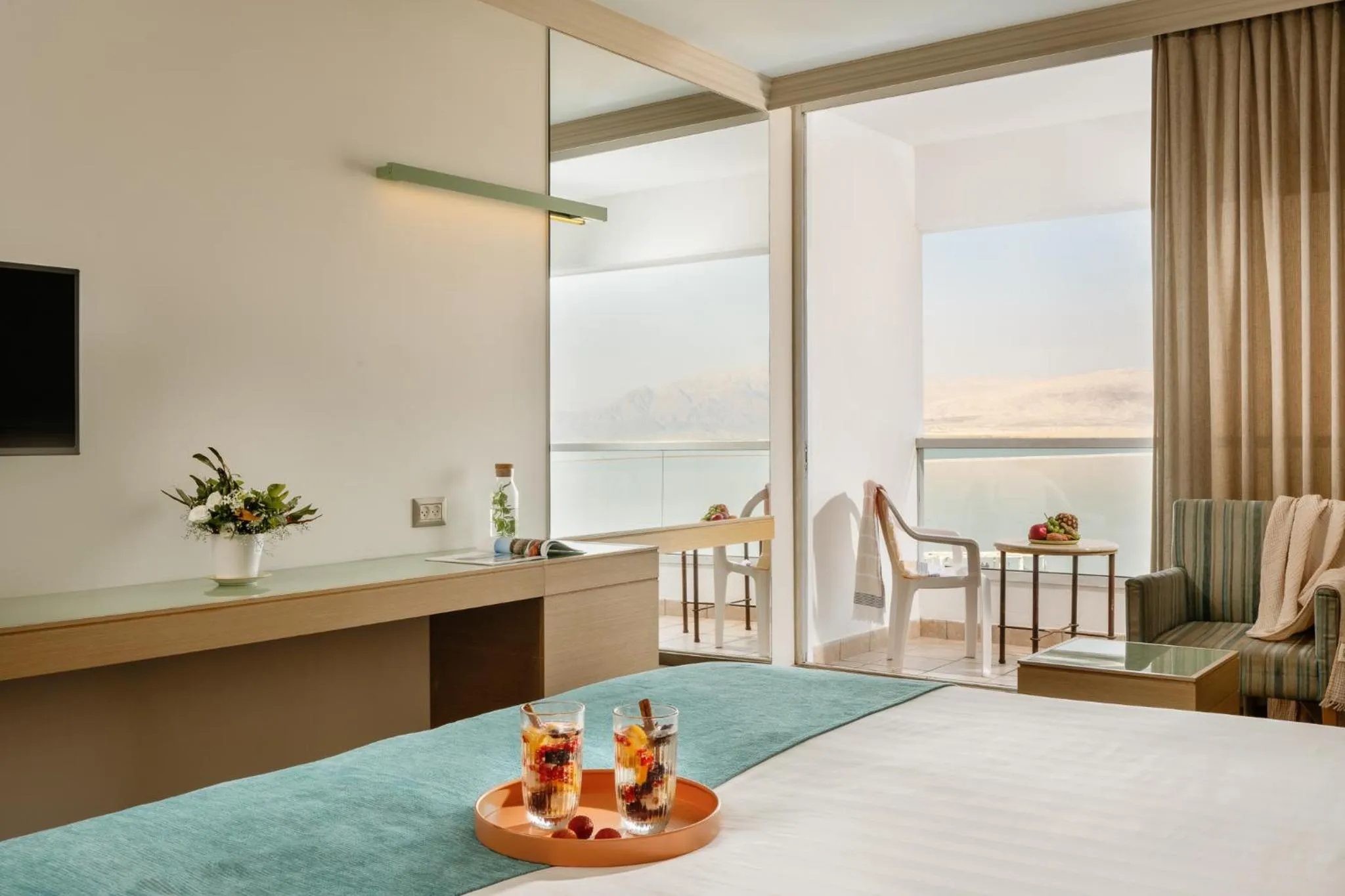 Bedroom, Bed in Vert Dead Sea by AFI Hotels