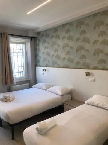 Bed in Aurelia Vatican Apartments