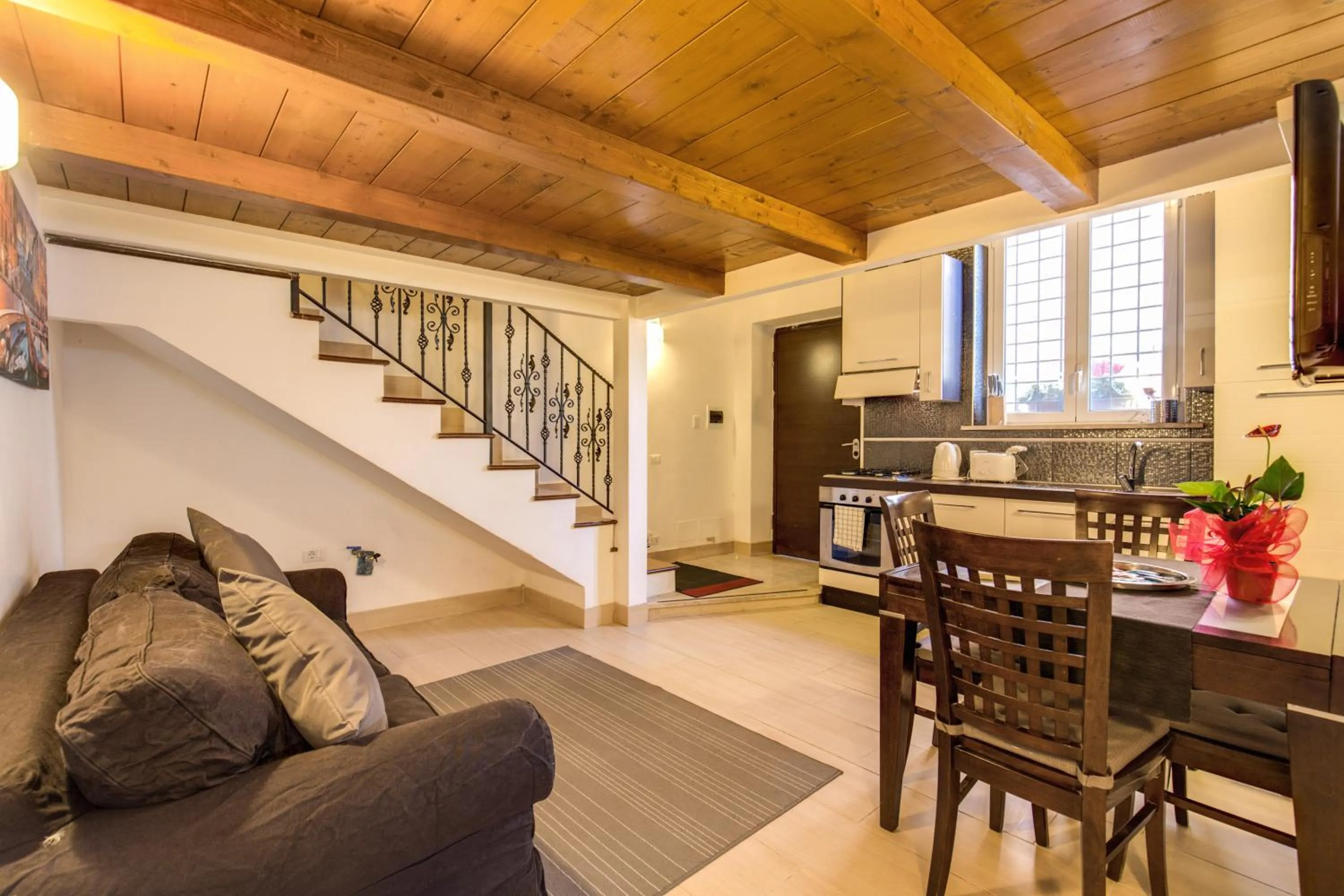 Kitchen or kitchenette in Aurelia Vatican Apartments