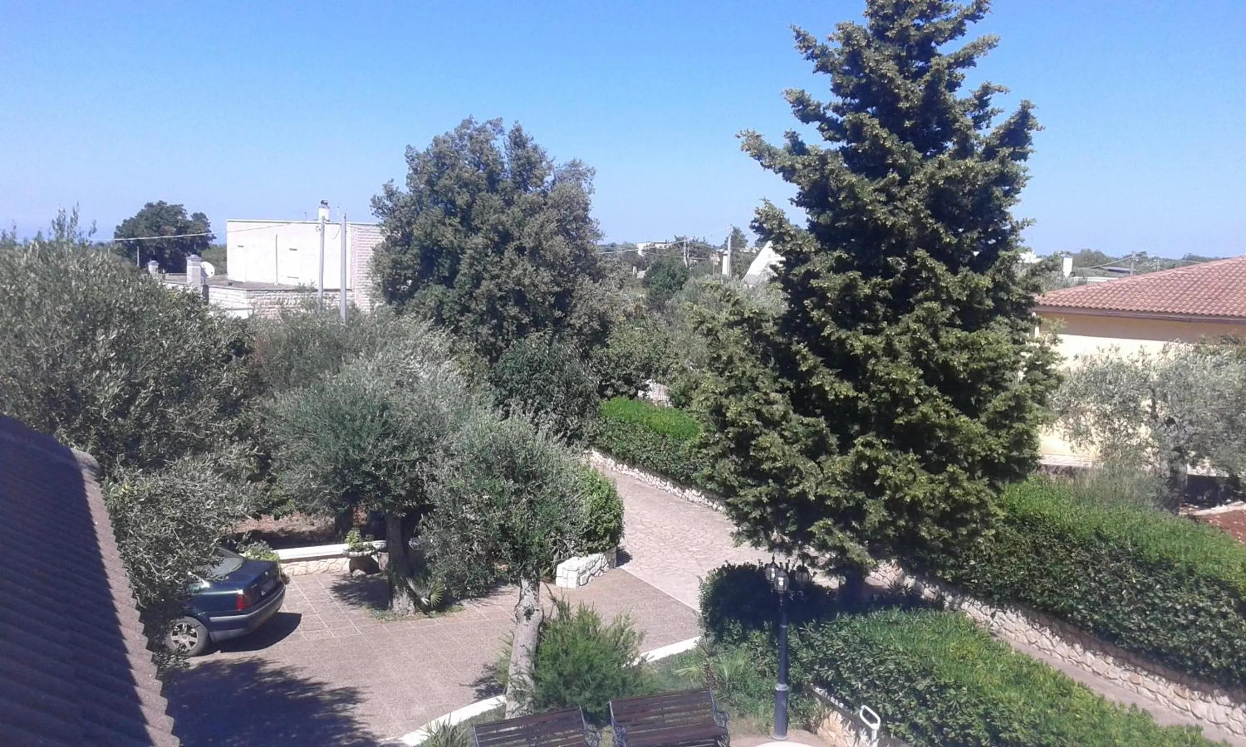 Garden in B & B La Mansarda