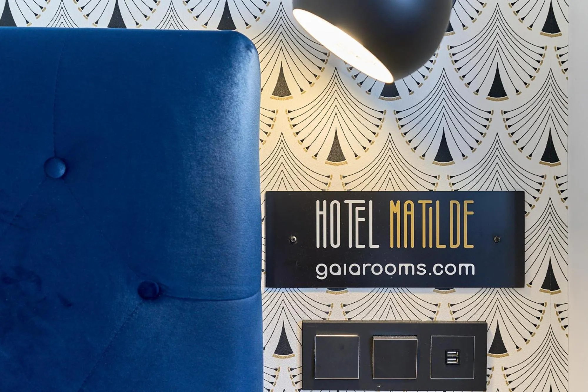 Decorative detail in Hotel Matilde by gaiarooms