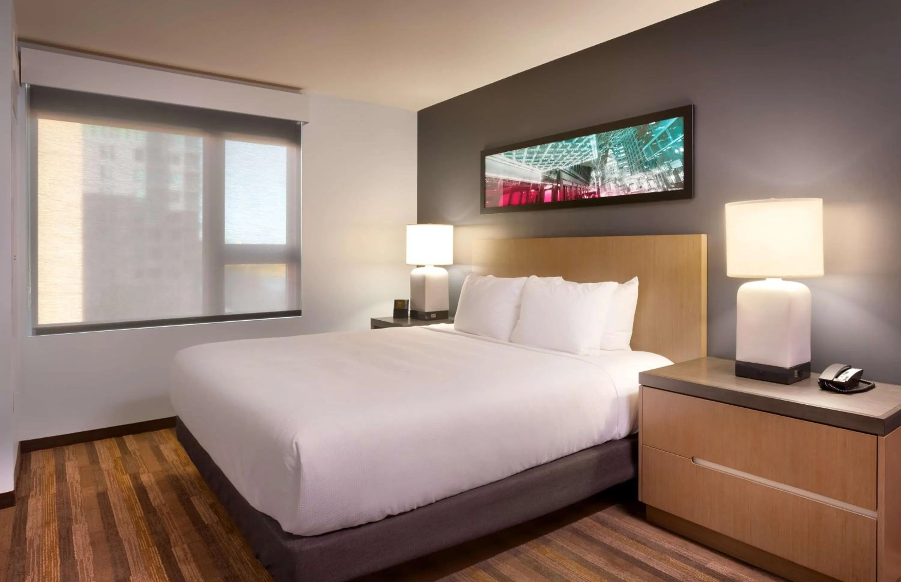 Photo of the whole room, Bed in Hyatt House Portland / Downtown