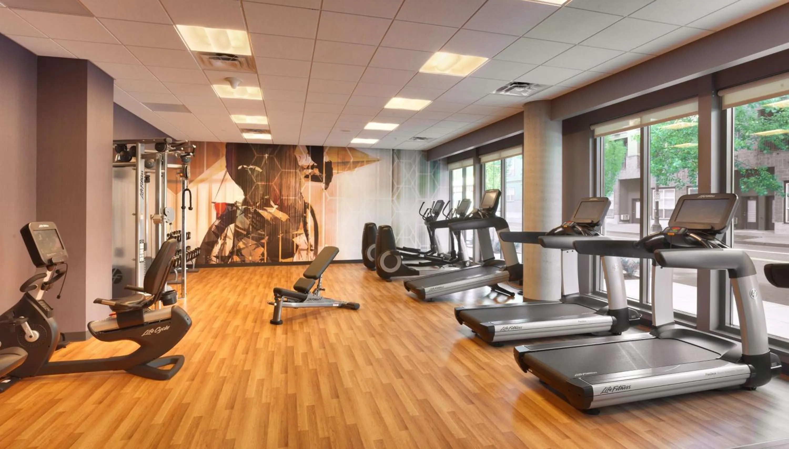 Fitness centre/facilities in Hyatt House Portland / Downtown