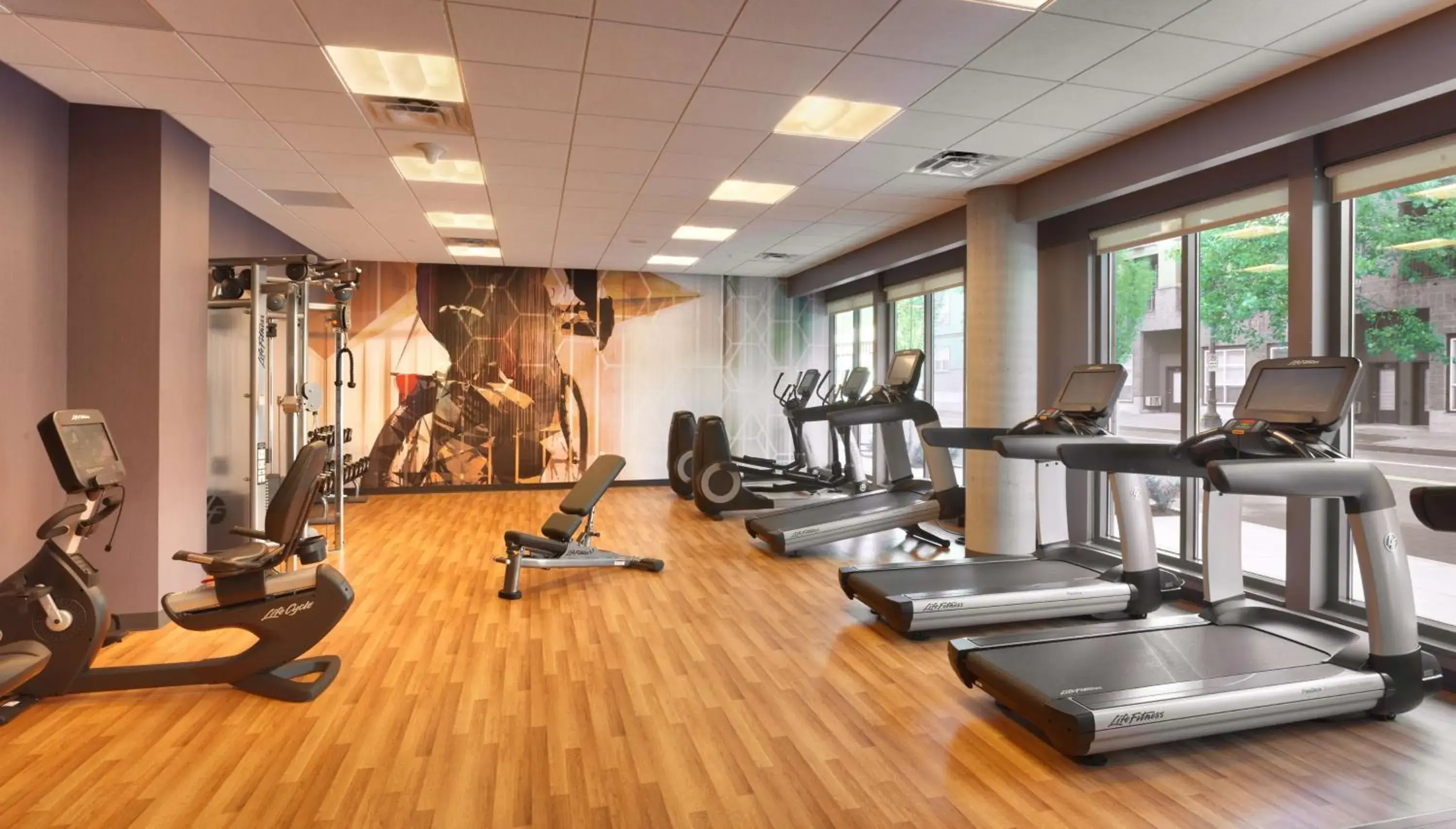 Fitness centre/facilities in Hyatt House Portland / Downtown Fitness centre/facilities in Hyatt House Portland / Downtown
