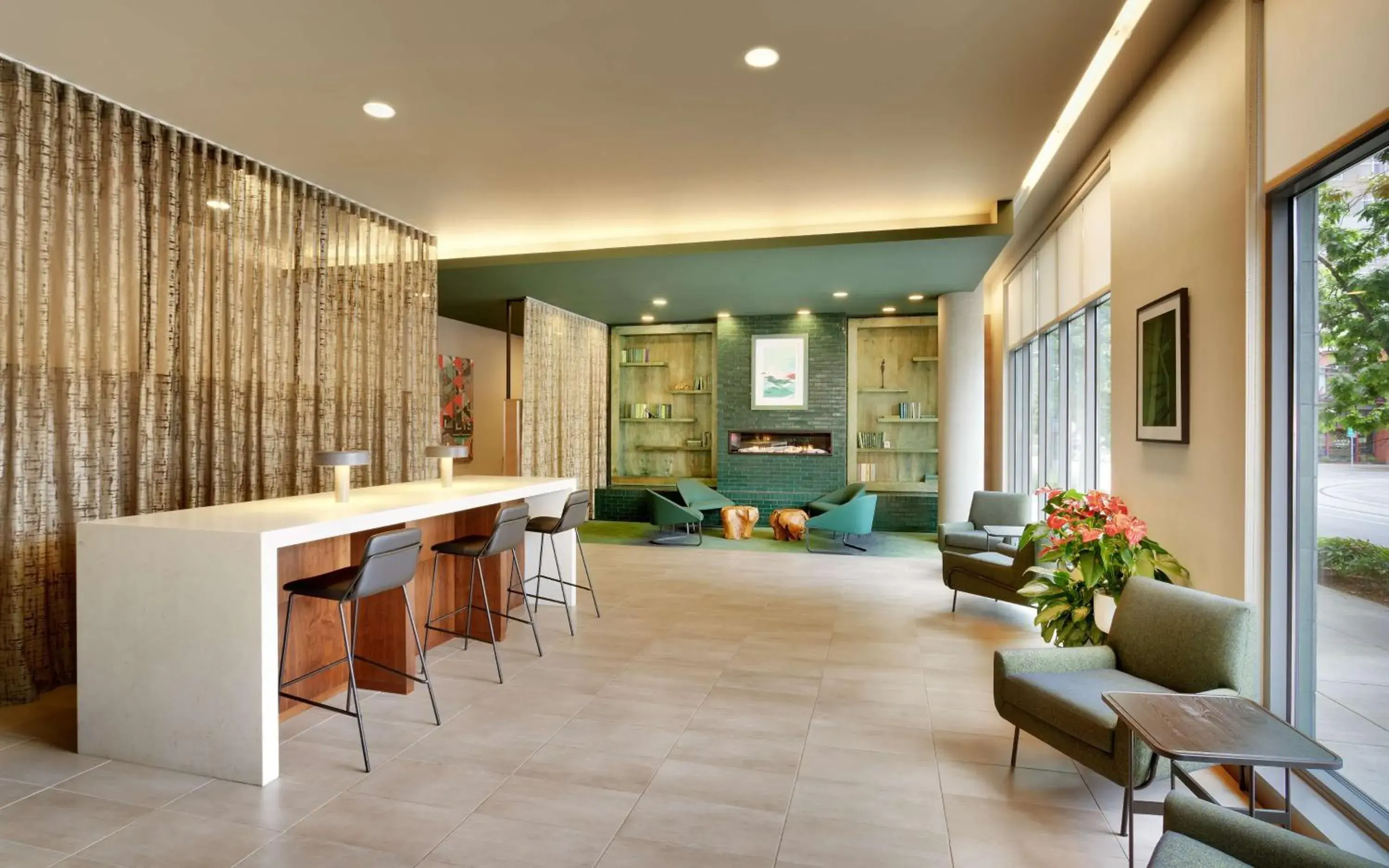 Lobby or reception in Hyatt House Portland / Downtown Lobby or reception in Hyatt House Portland / Downtown