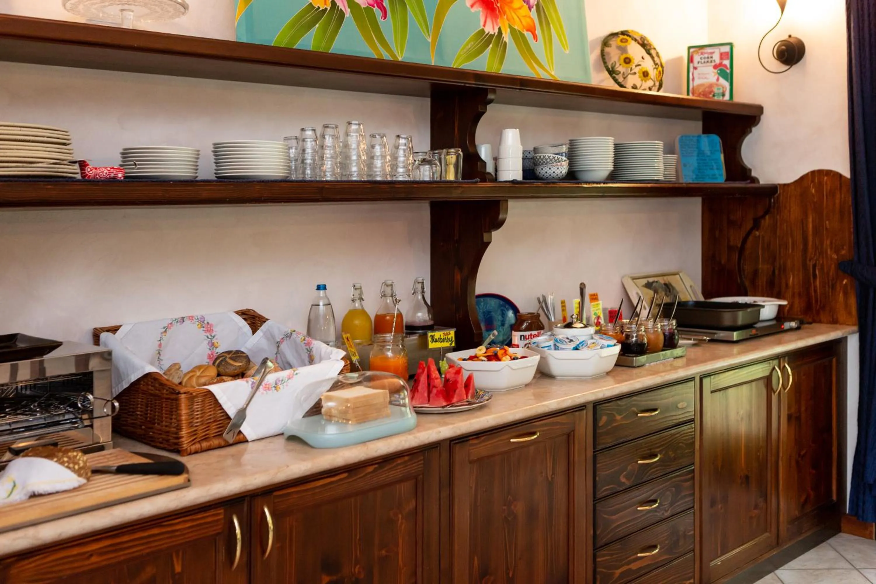 Buffet breakfast in Residence Alesi