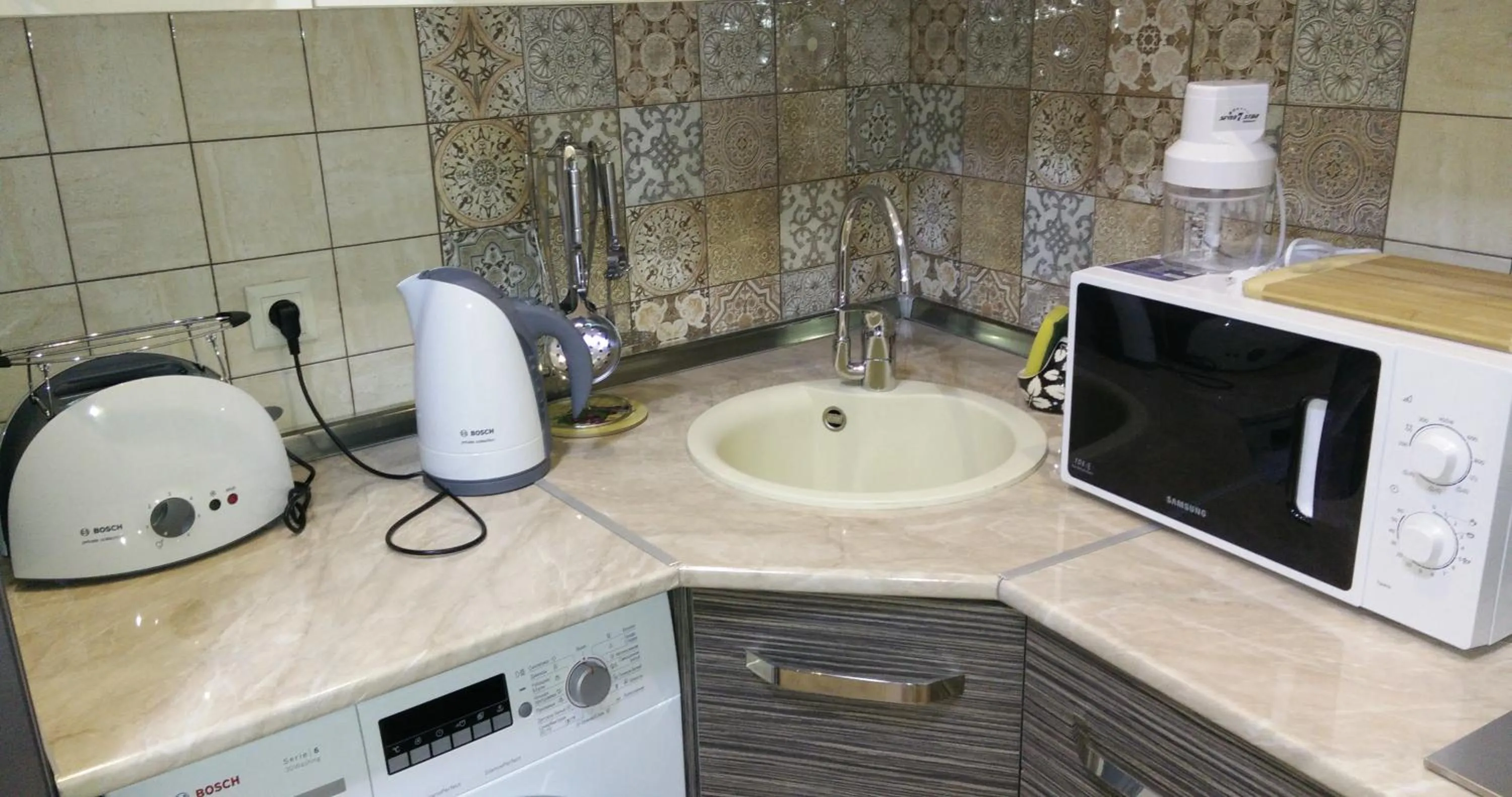 Kitchen or kitchenette in Brand New Apartment with Terrace