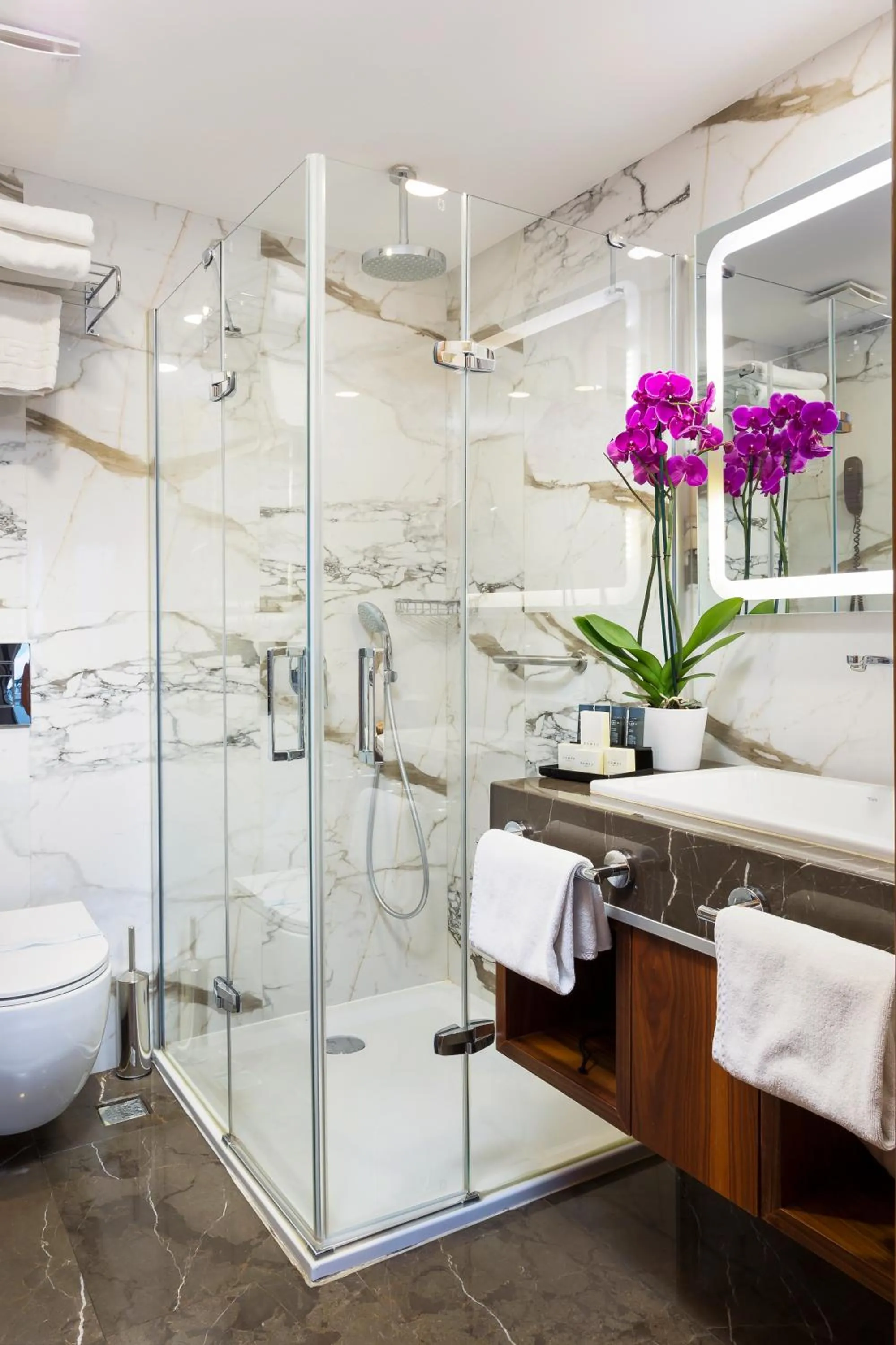 Shower in Artur Hotel