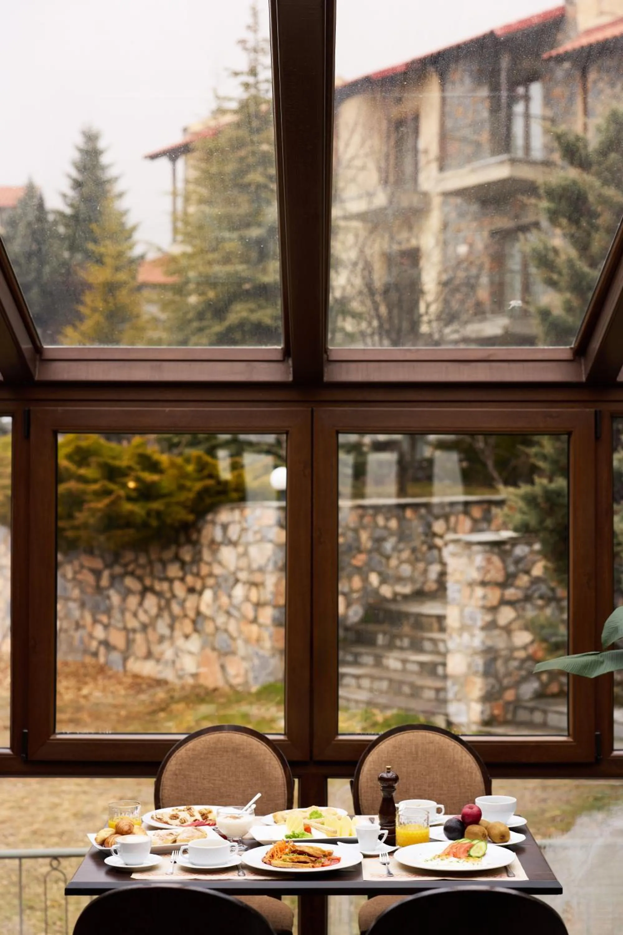 Breakfast in Domotel Neve Mountain Resort