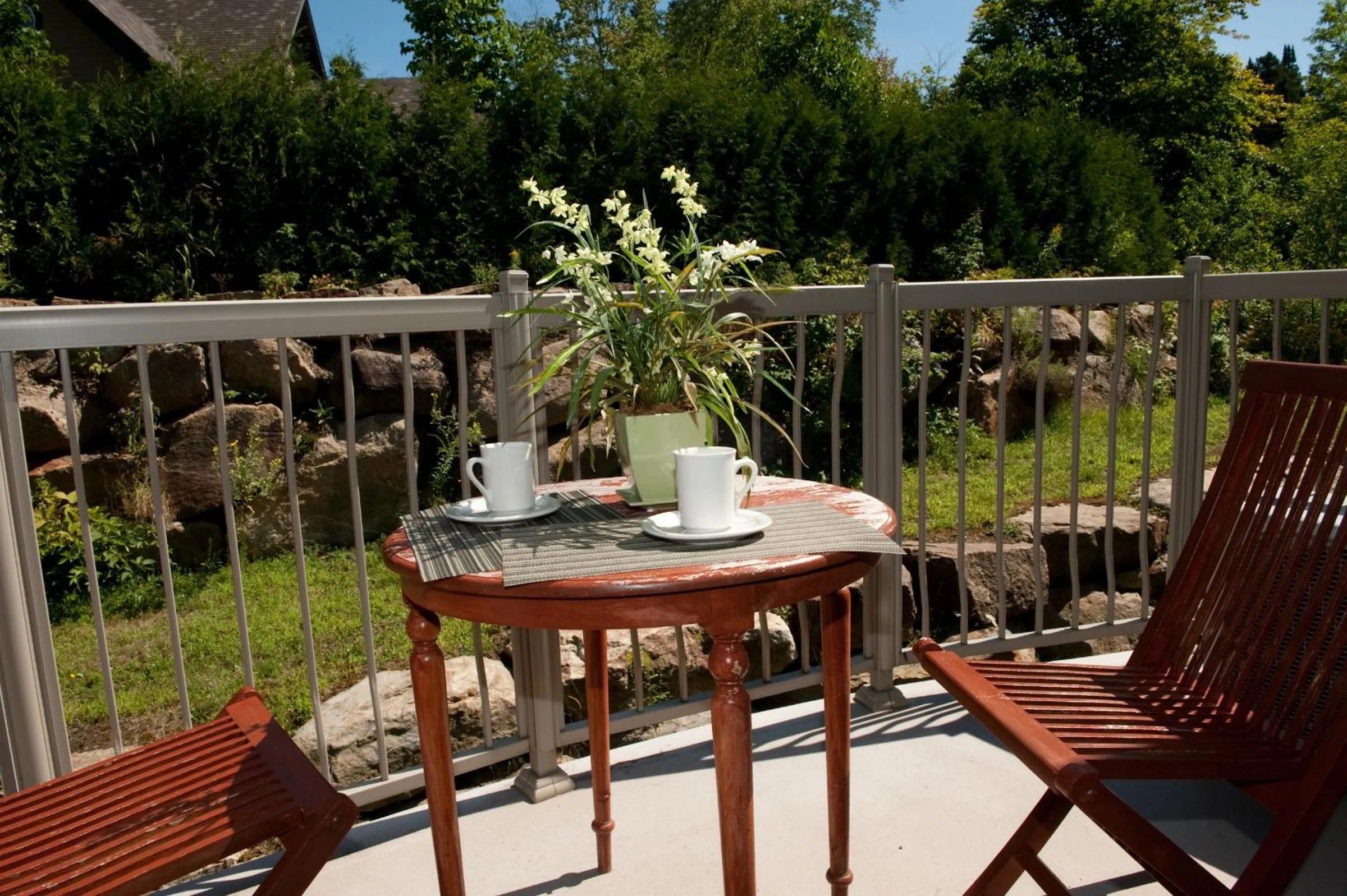 Balcony/Terrace in Hotel St-Sauveur