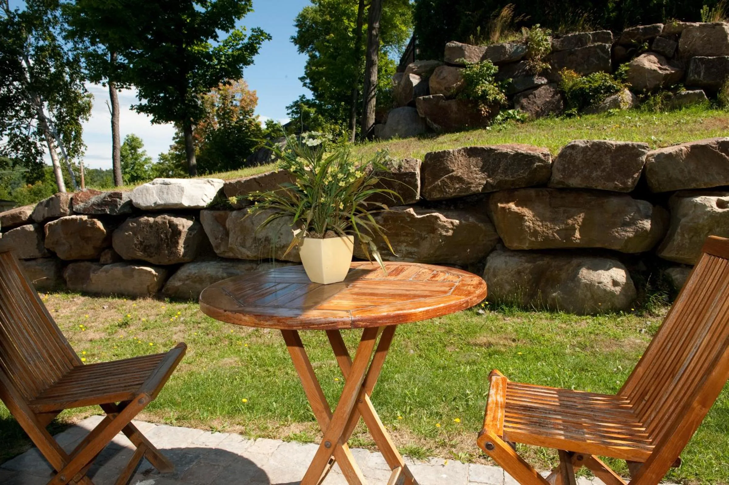 Balcony/Terrace, Garden in Hotel St-Sauveur
