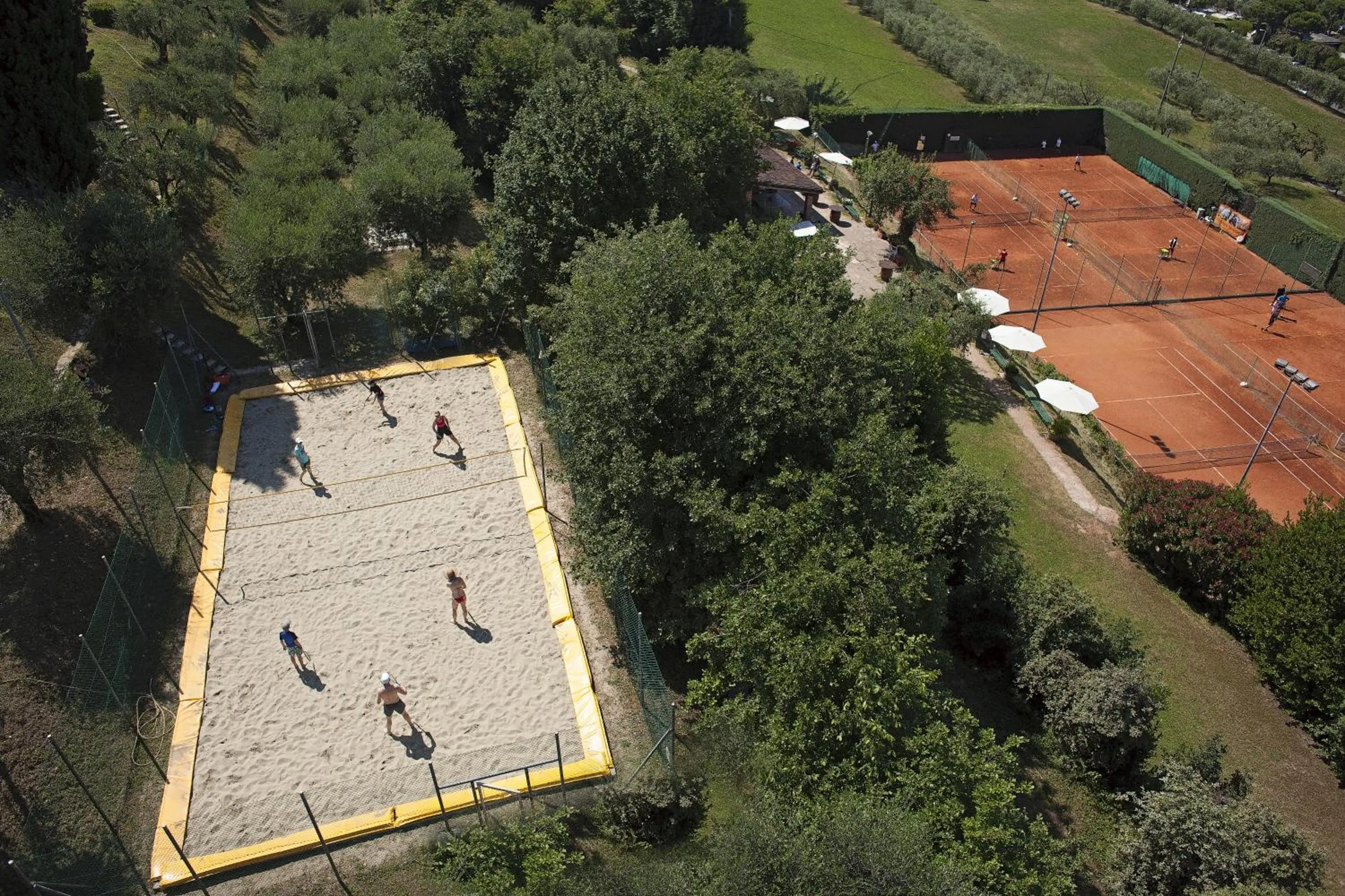 Bird's eye view in Residence Arca