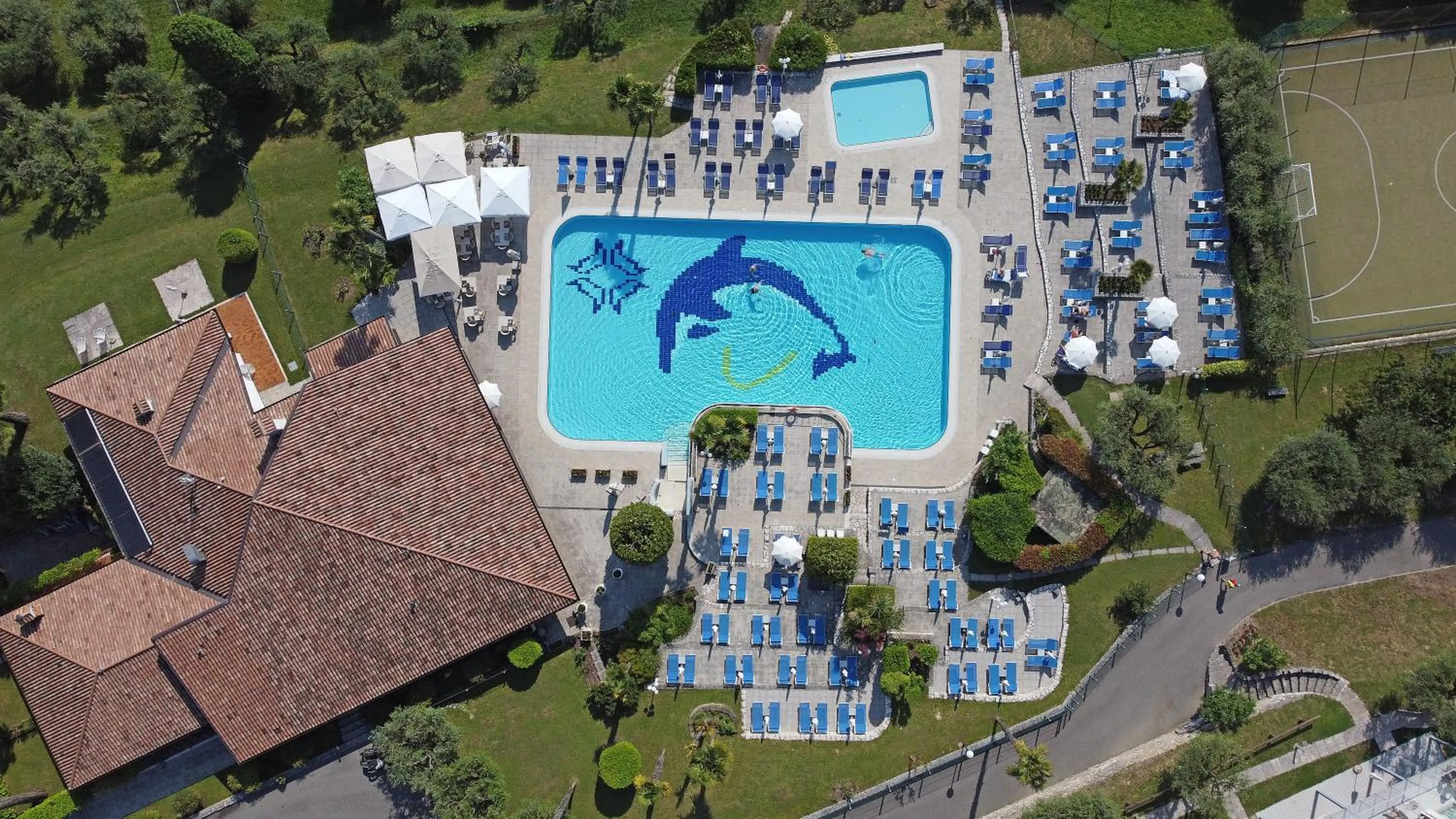 Bird's eye view in Residence Arca