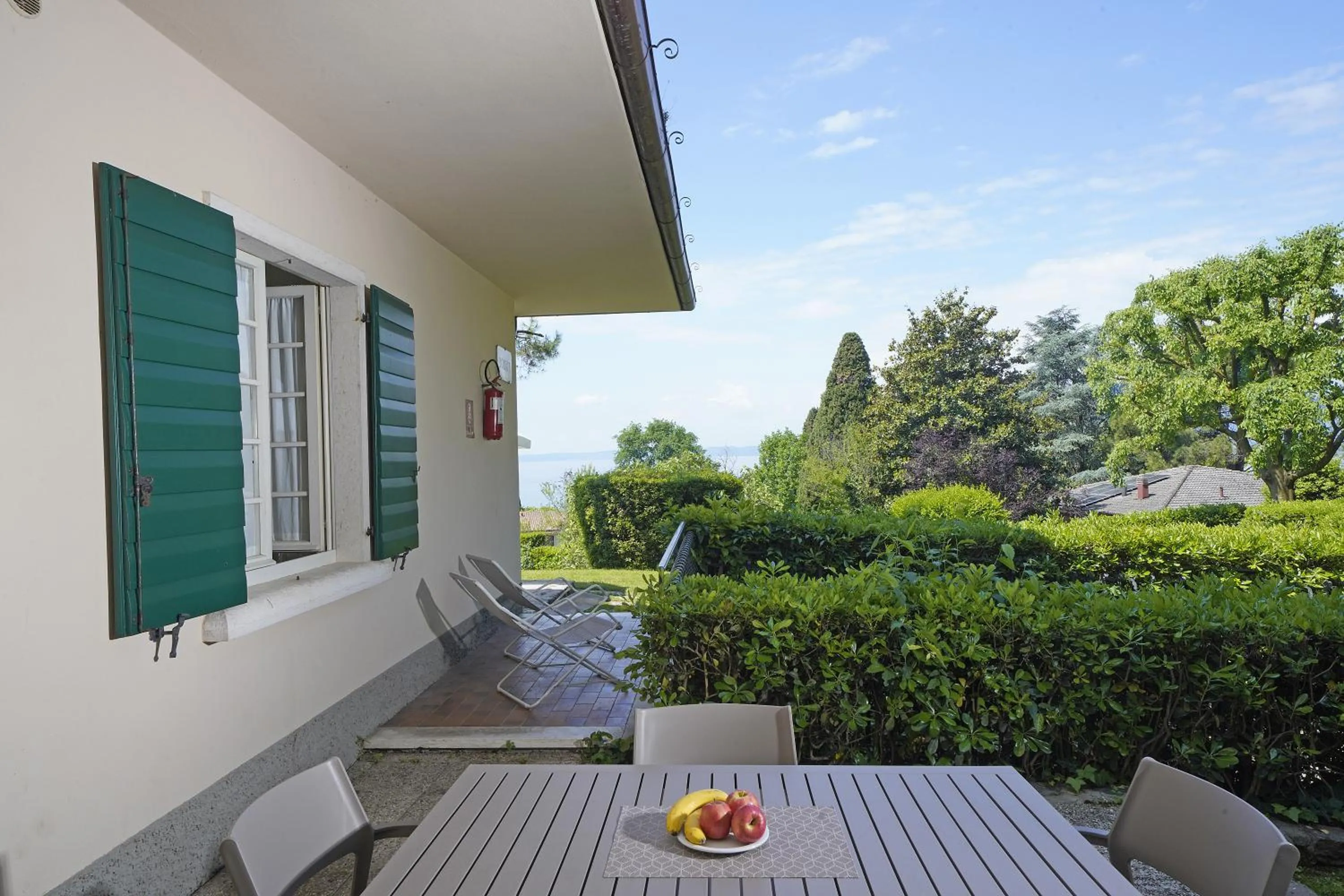 Garden view in Residence Arca