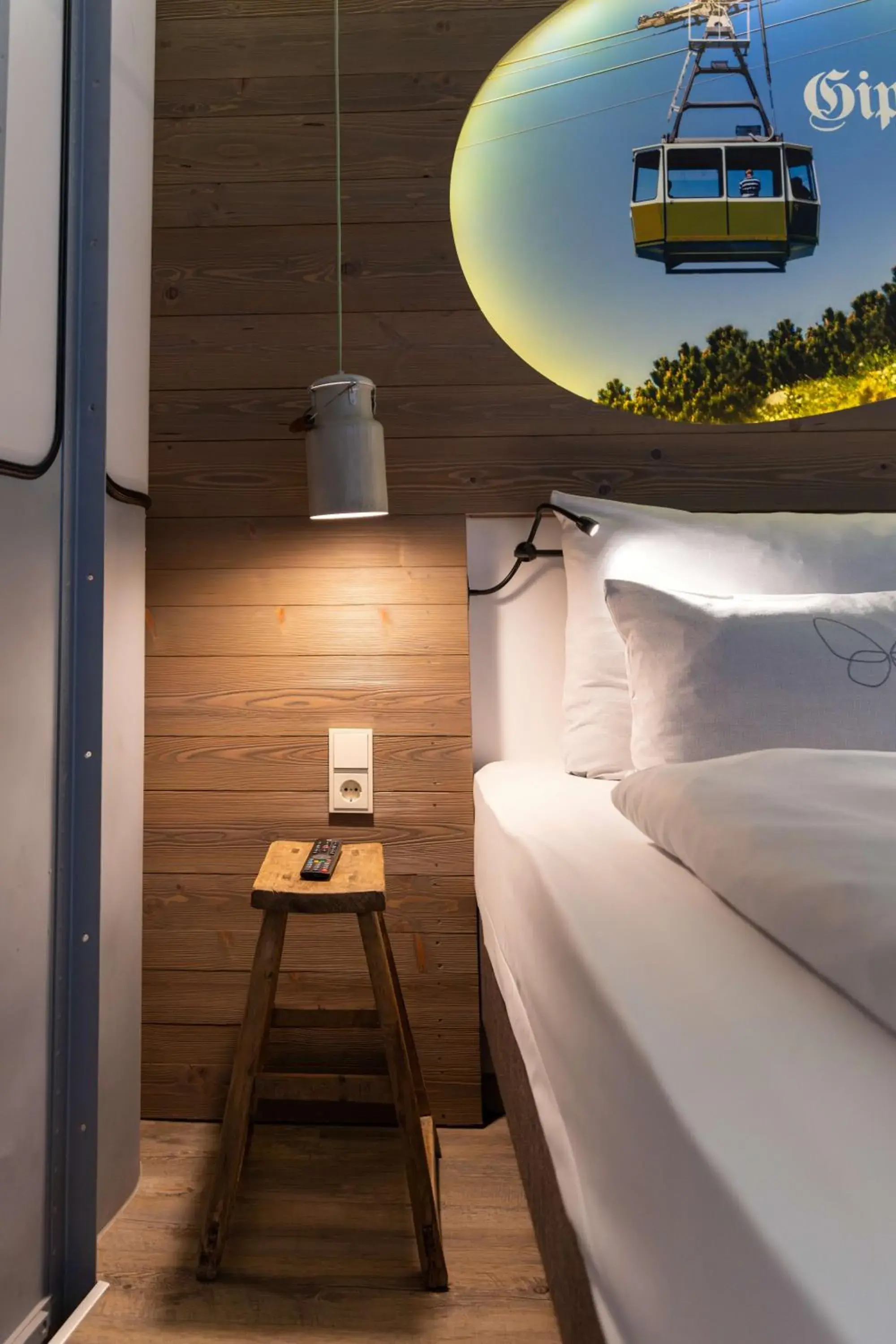 Decorative detail, Bed in Cocoon Hauptbahnhof Decorative detail, Bed in Cocoon Hauptbahnhof